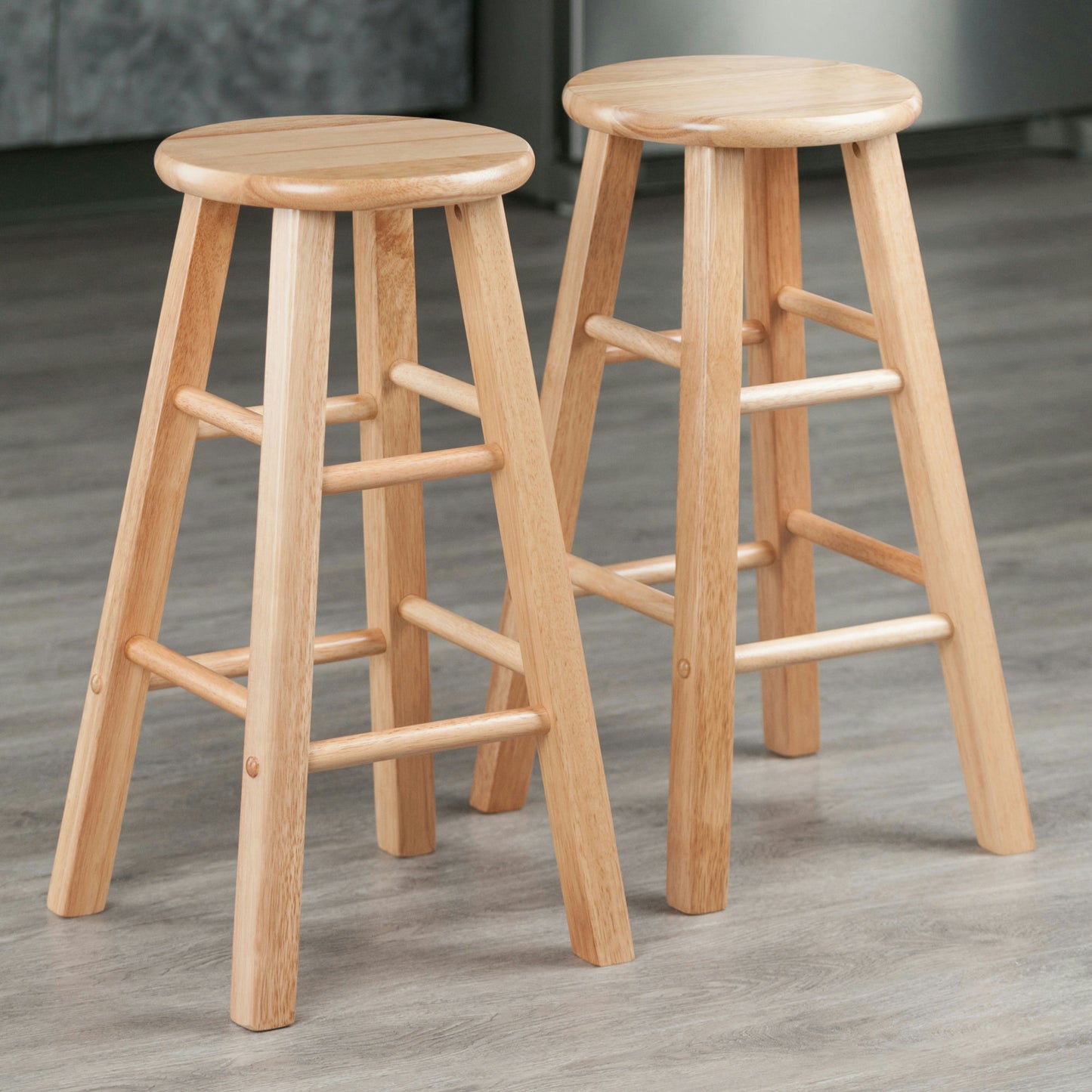 Element 2-Pc Counter Stool Set, Natural