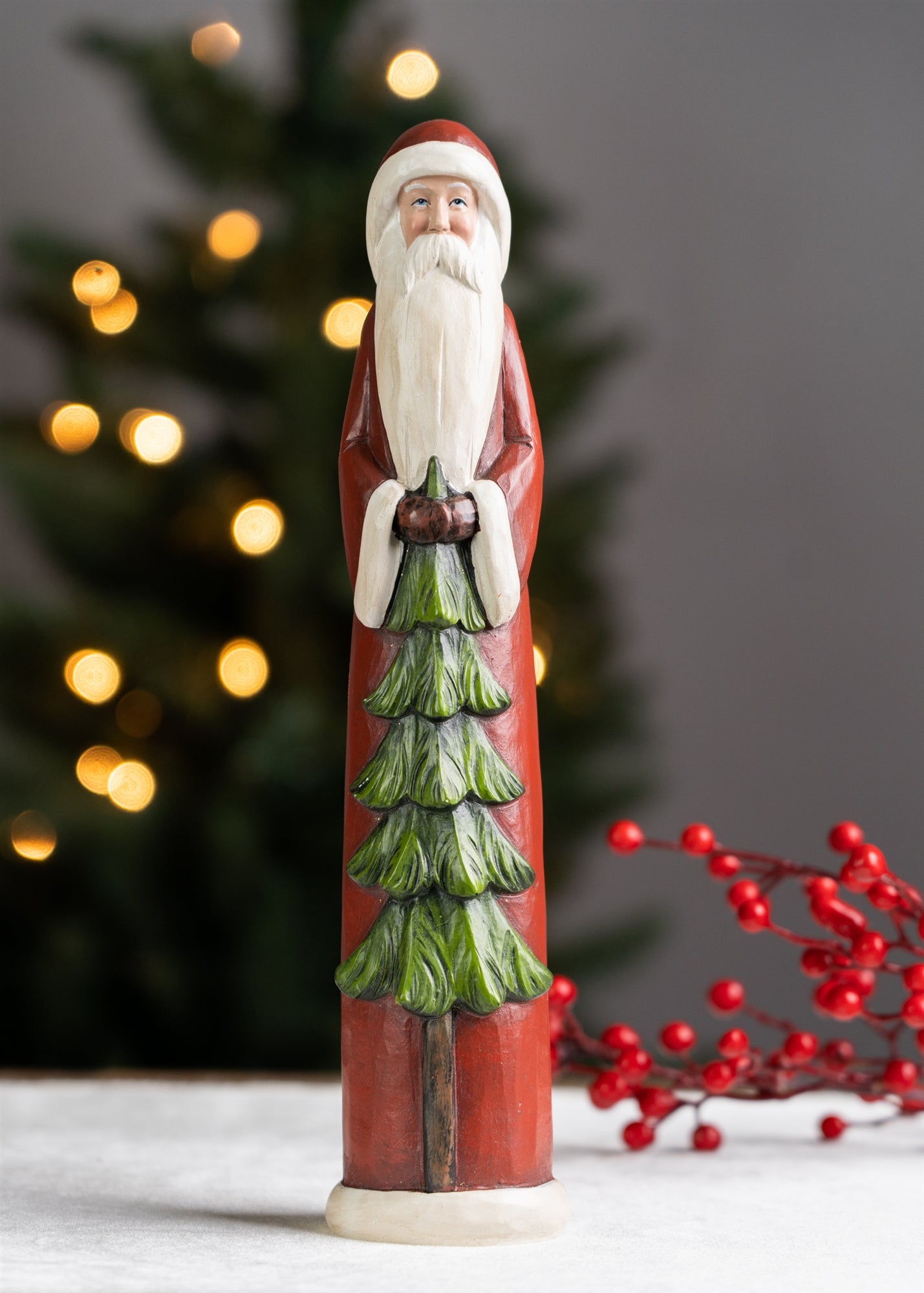 Santa (Set Of 2) 11.5"H Resin