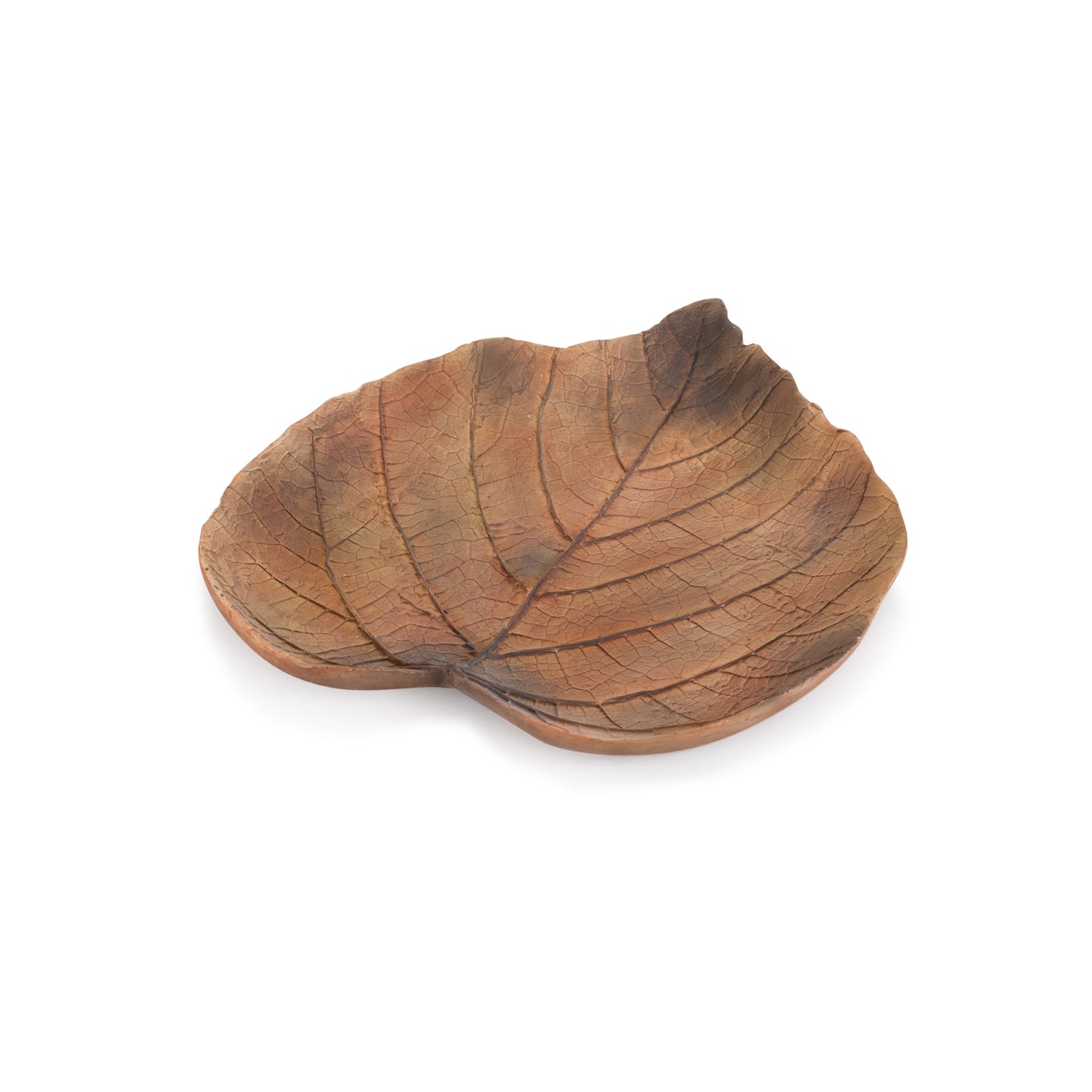 Leaf Plates (Set Of 2) 8"L x 8.75"W, 10"L x 12"H Resin