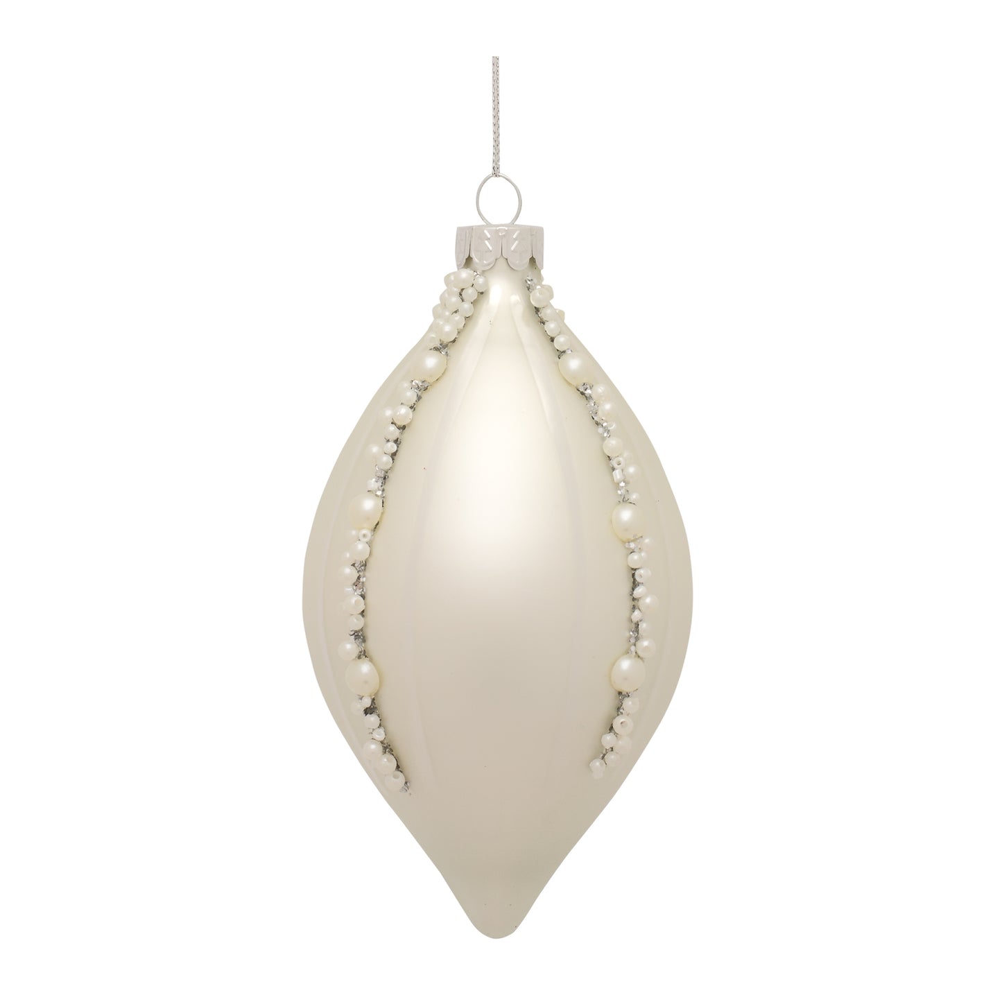 Ornament (Set Of 6) 4.25"H, 4.75"H, 6.25"H Glass