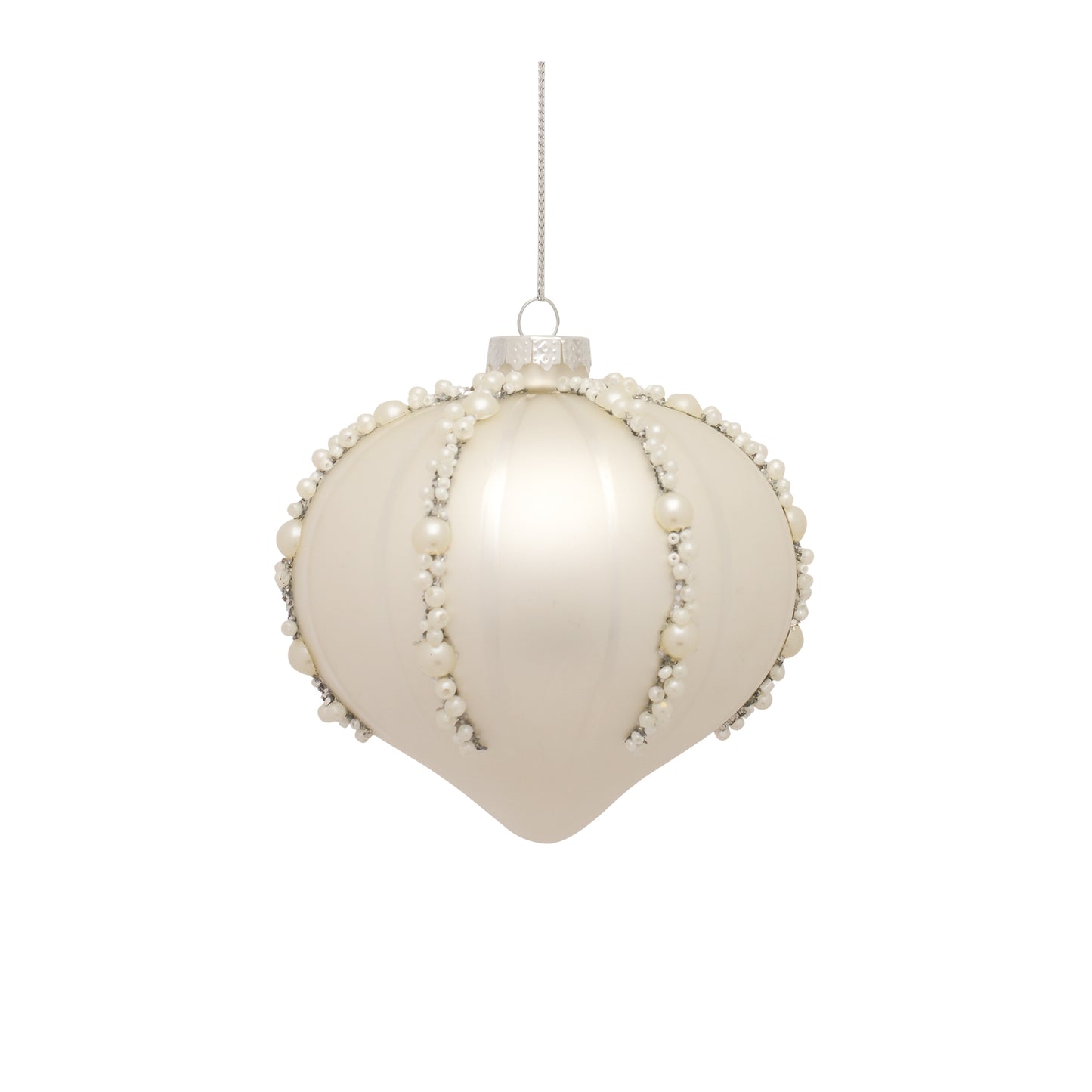 Ornament (Set Of 6) 4.25"H, 4.75"H, 6.25"H Glass