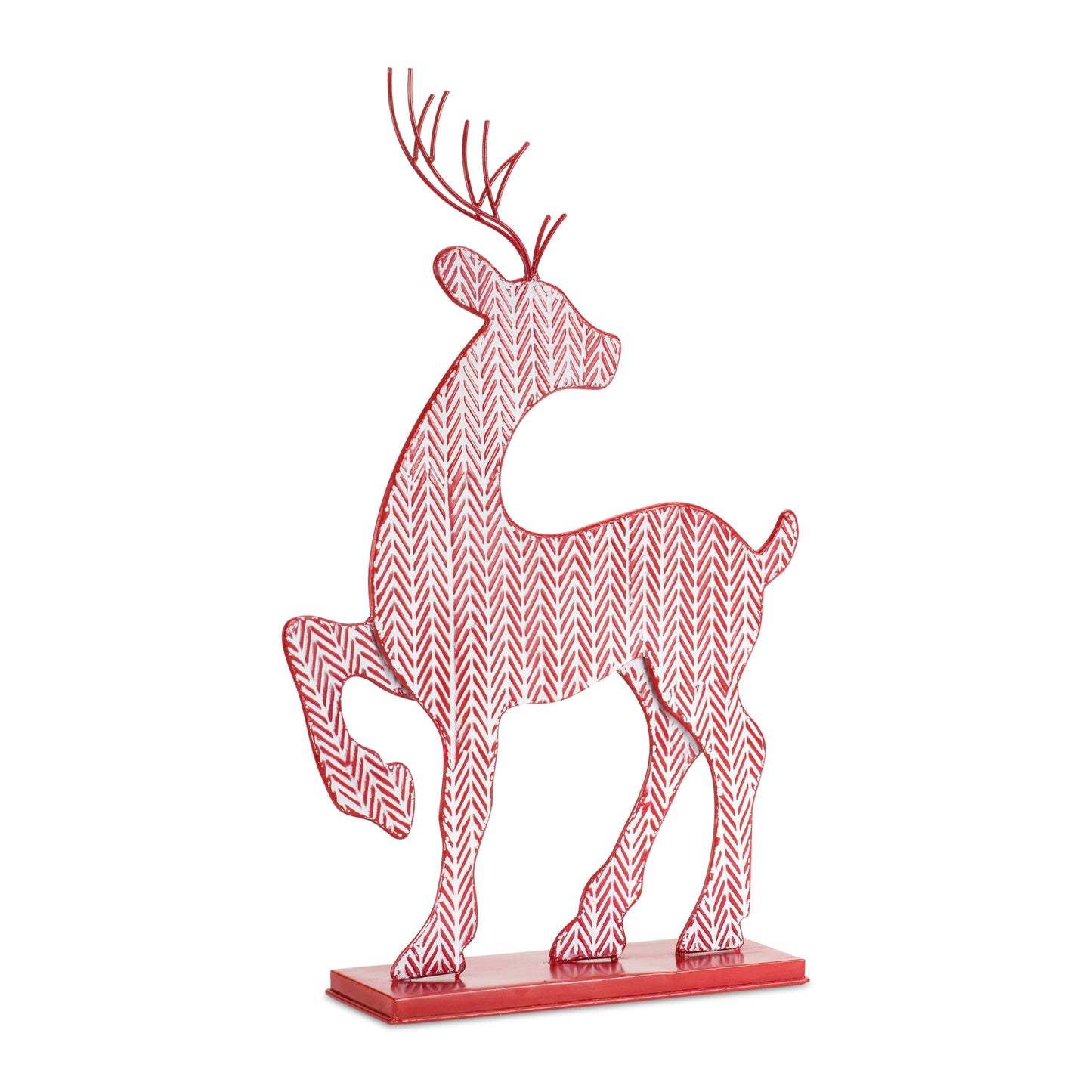 Deer (Set Of 2) 14.75"L x 23.75"H, 15"L x 24"H Iron