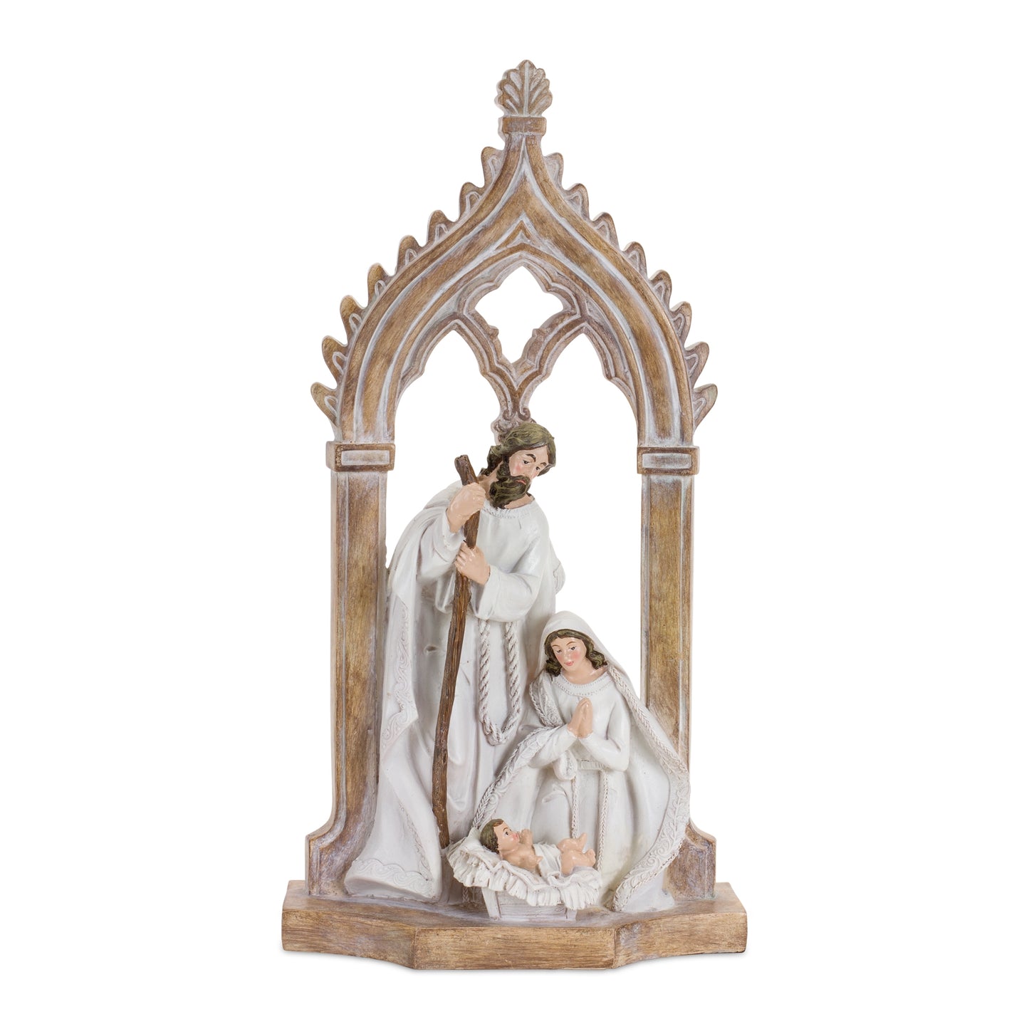 Holy Family Arch 17"H Resin