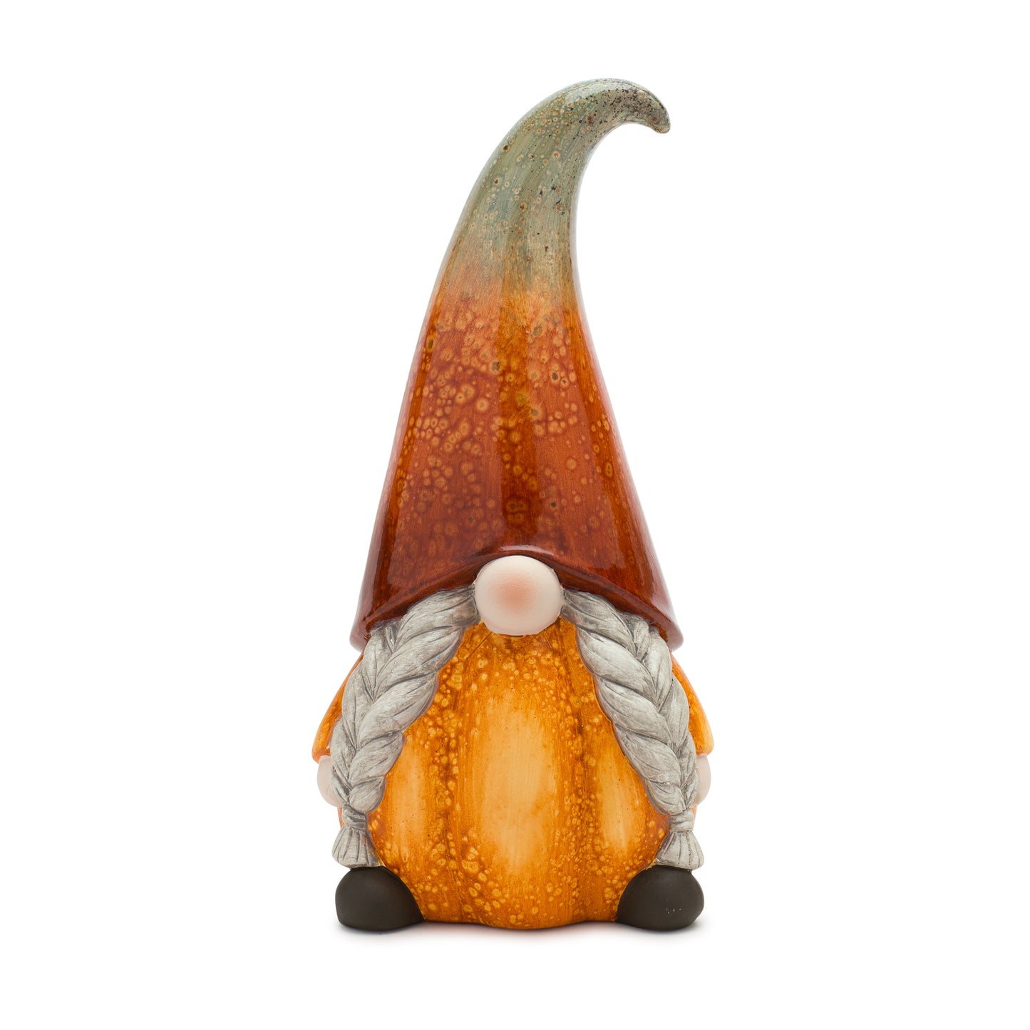 Pumpkin Gnome (Set Of 2) 11.5"H Terra Cotta