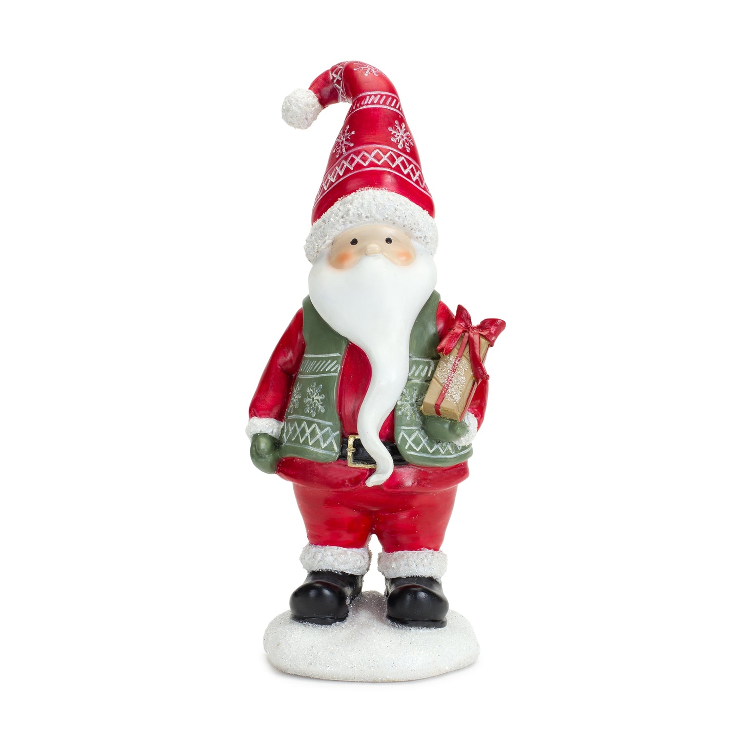 Santa (Set Of 2) 8.5"H Resin
