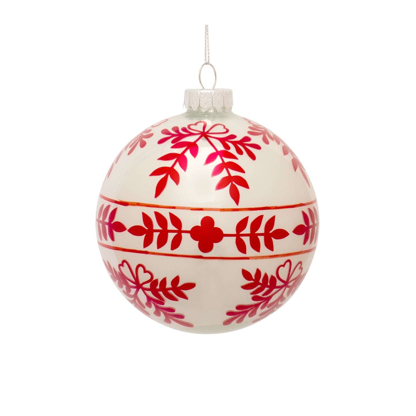 Ornament (Set Of 6) 4.75"H, 4.75"H, 6"H Glass