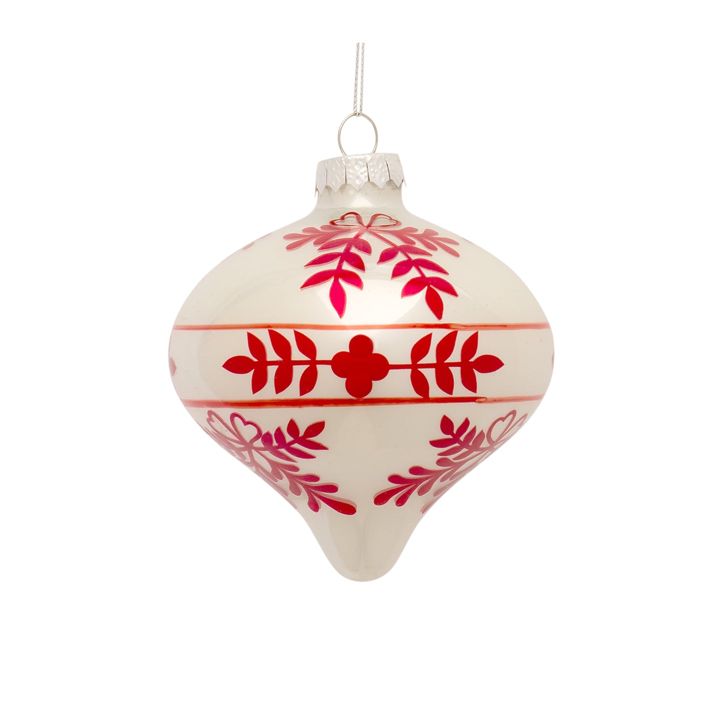 Ornament (Set Of 6) 4.75"H, 4.75"H, 6"H Glass