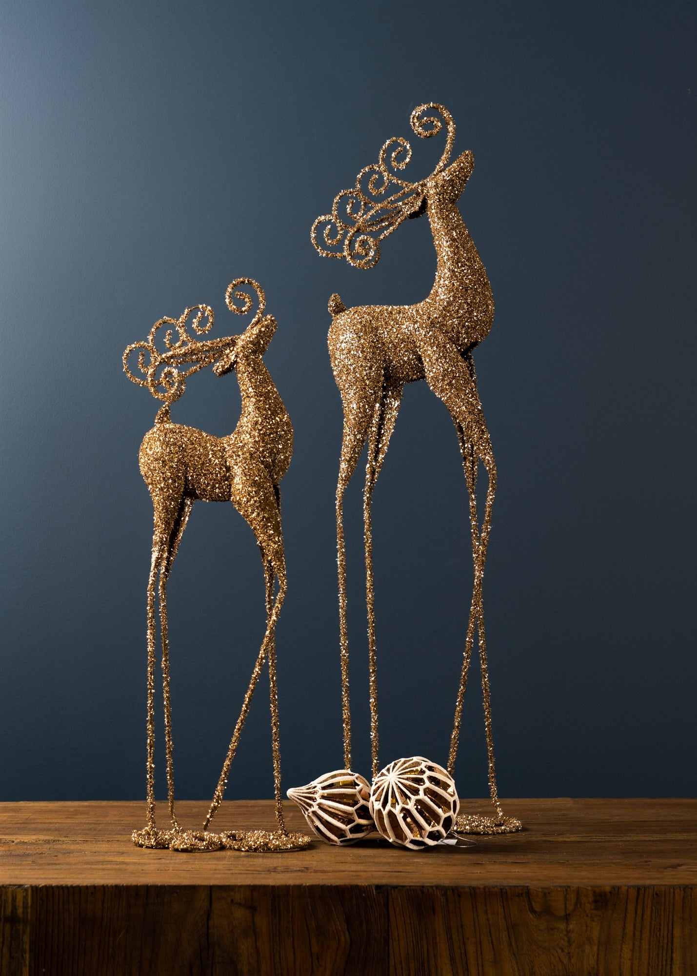 Deer (Set Of 2) 24.5"H, 32.75"H Metal