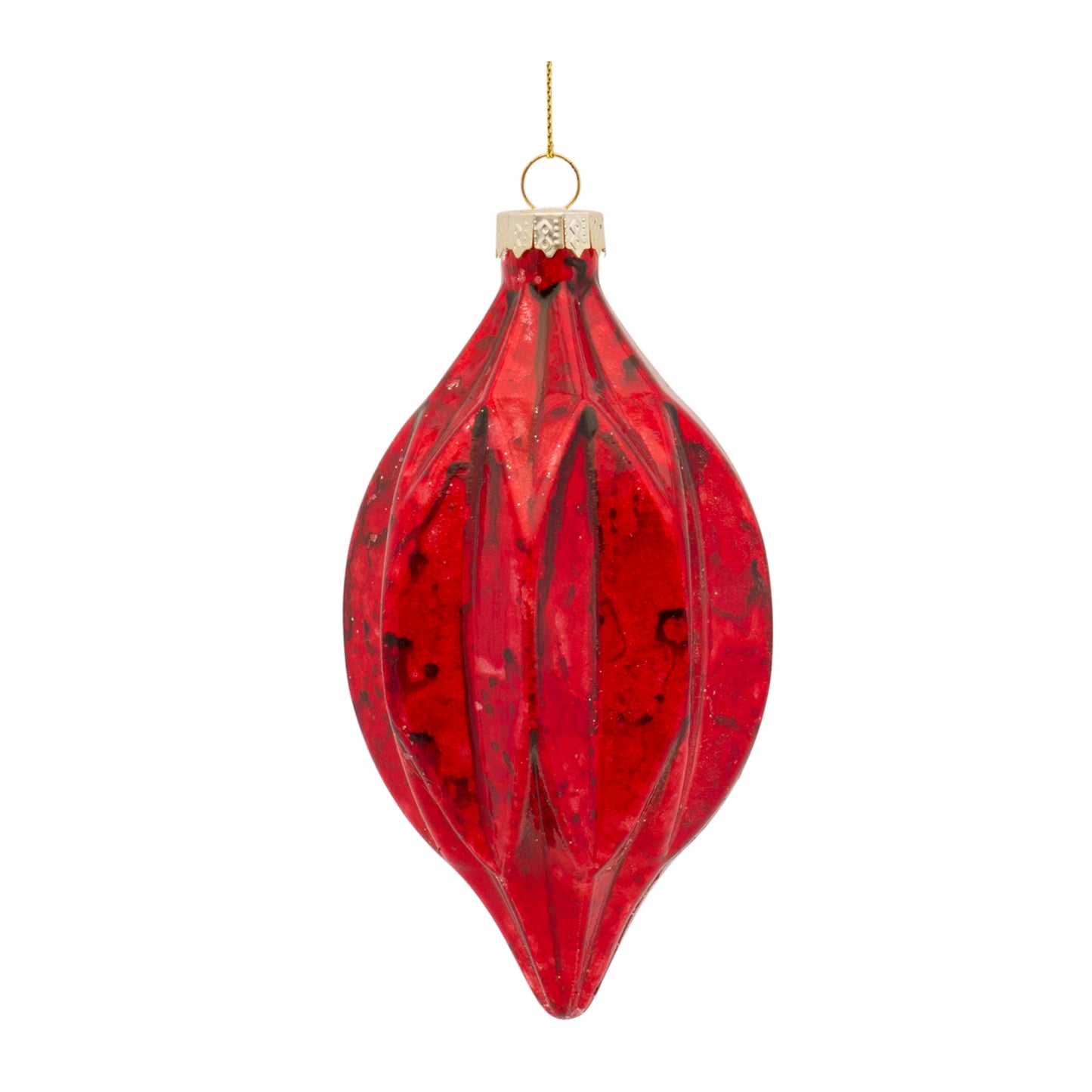 Ornament (Set Of 6) 3.25"H, 4"H, 5.5"H Glass