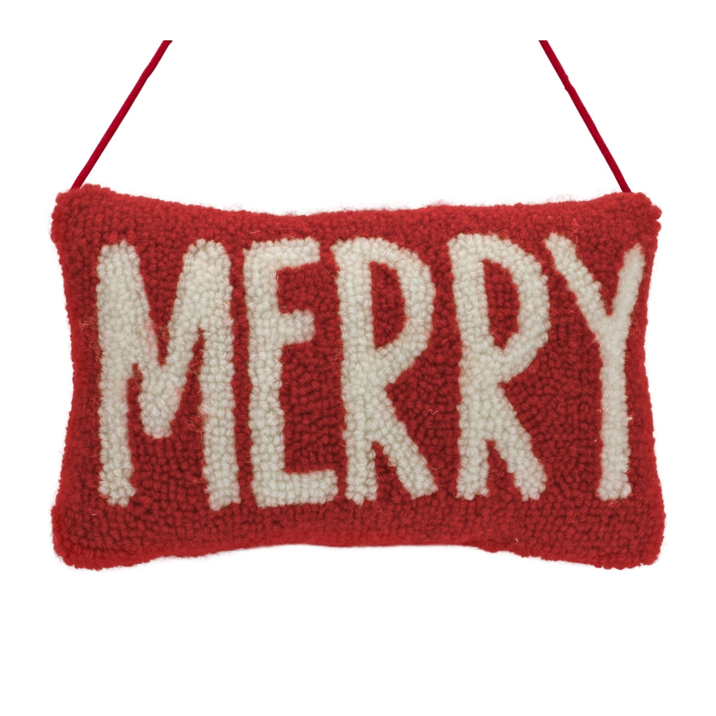 Mini Pillow Ornament (Set Of 2) 7.5"Sq, 9.25"L x 5.75"H Polyester