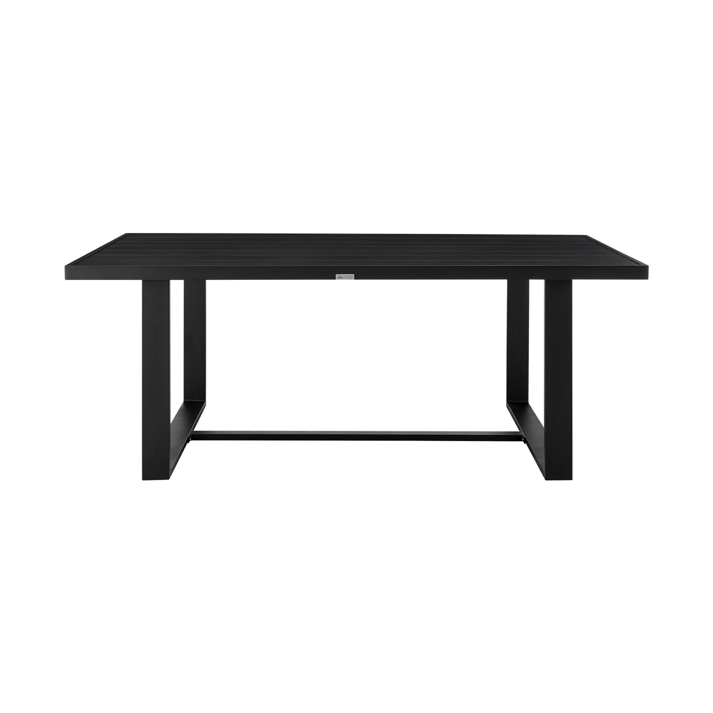 Felicia Patio 7-Piece Dining Table Set in Aluminum with Grey Rope and Cushions