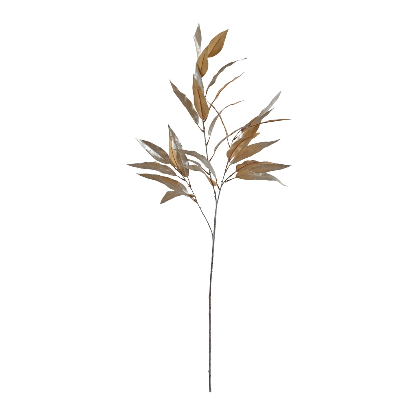 Leaf Spray (Set Of 6) 27"H Polyester, Gold