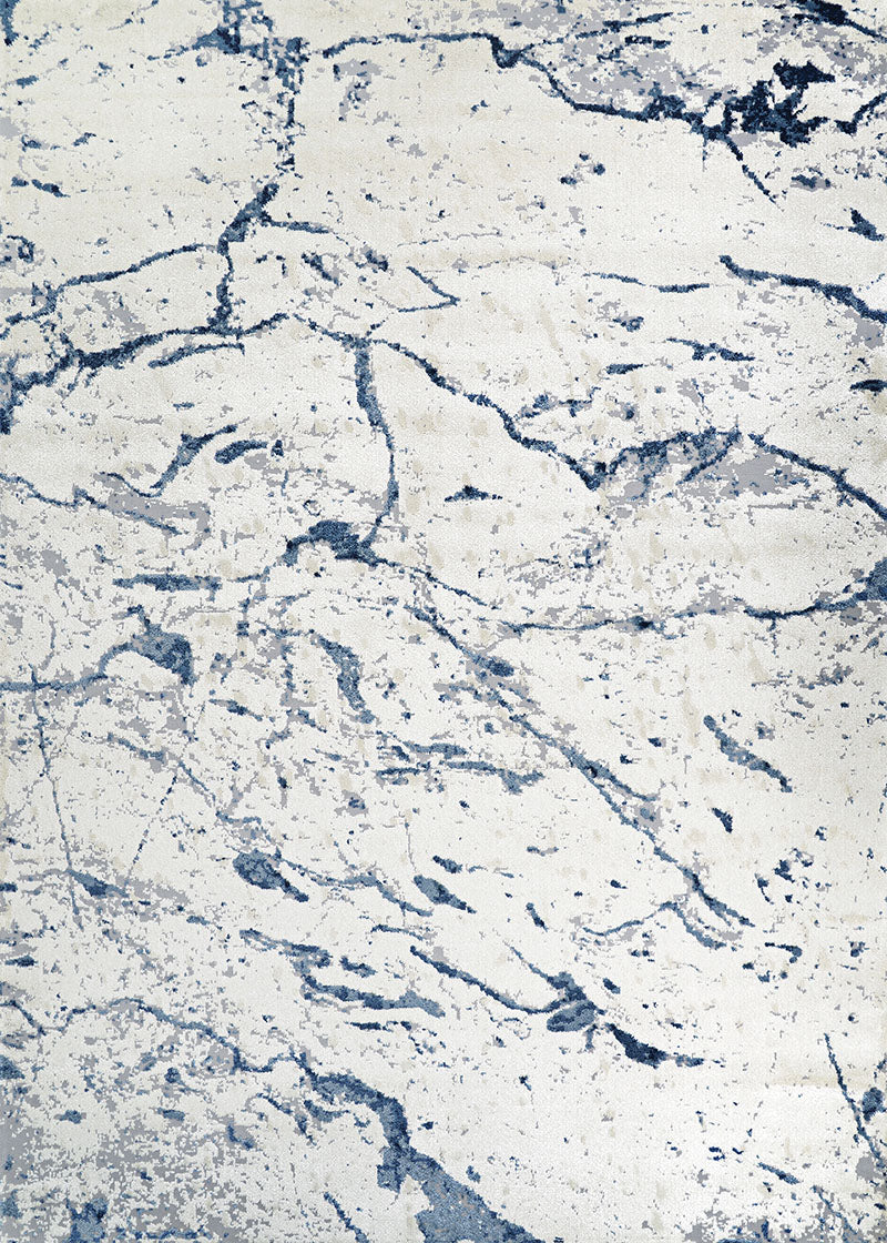 Couristan Marblehead Carrara Blue-Eggshell Rug 9' x 13'