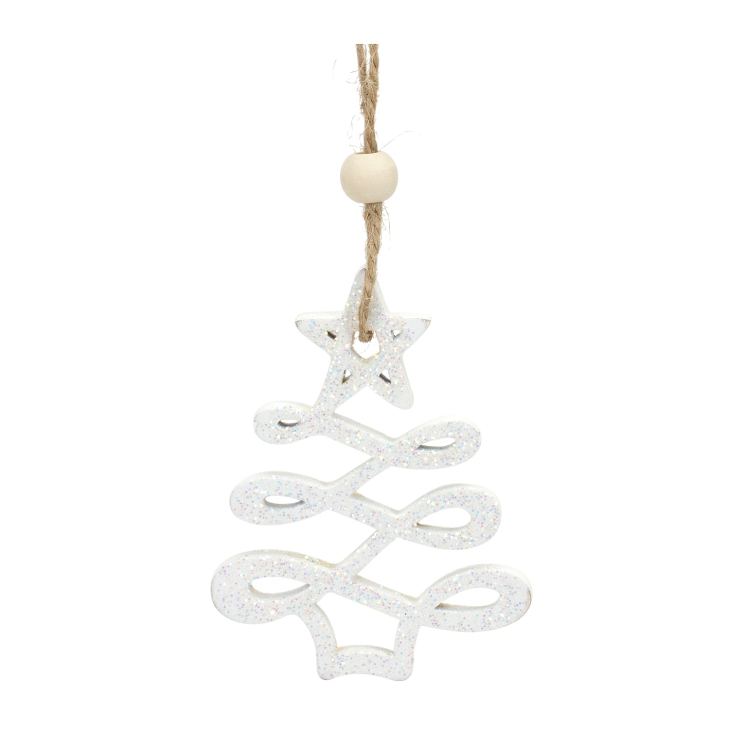 Tree Ornament (Set Of 9) 3"H Wood