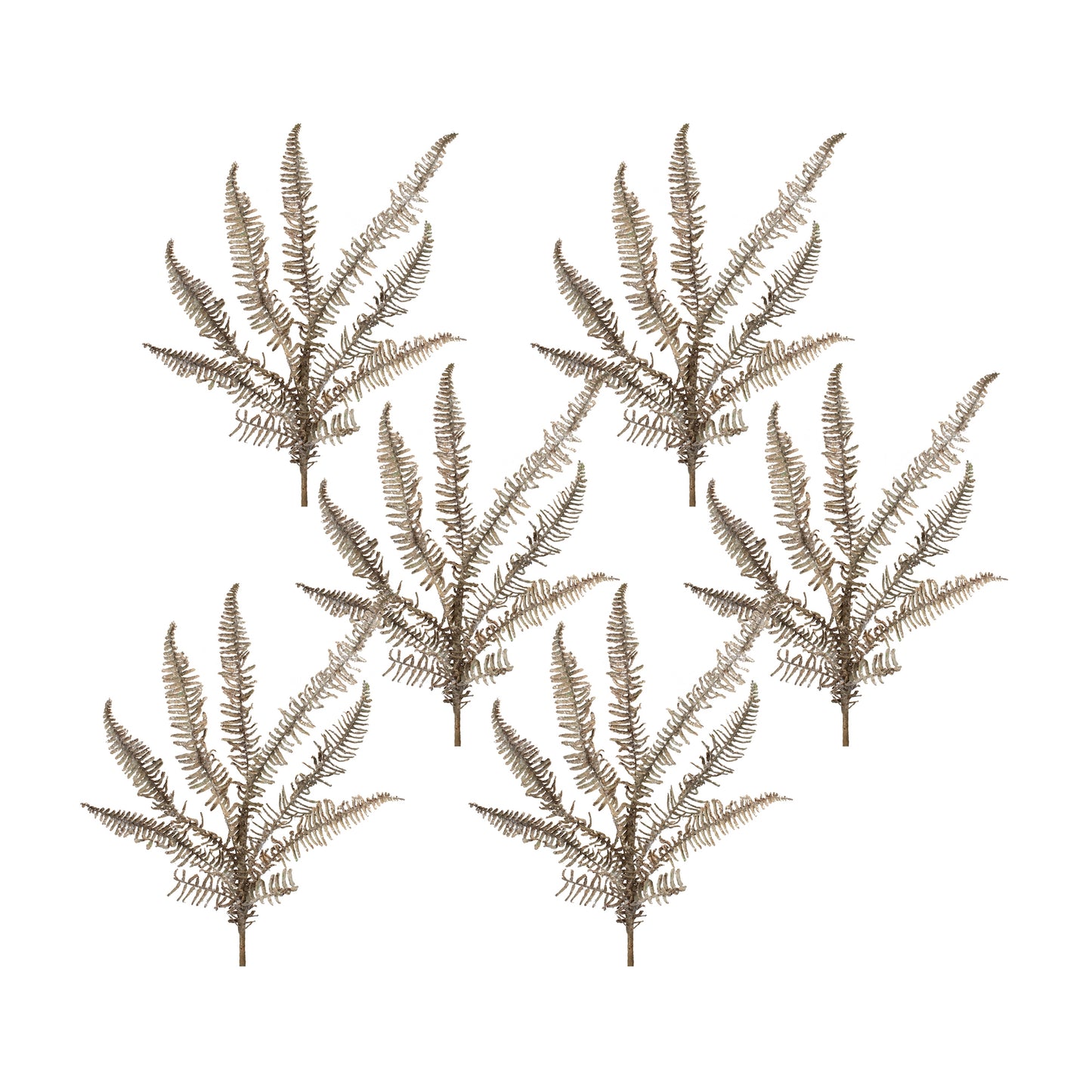 Icy Fern Spray (Set Of 6) 32"H Plastic