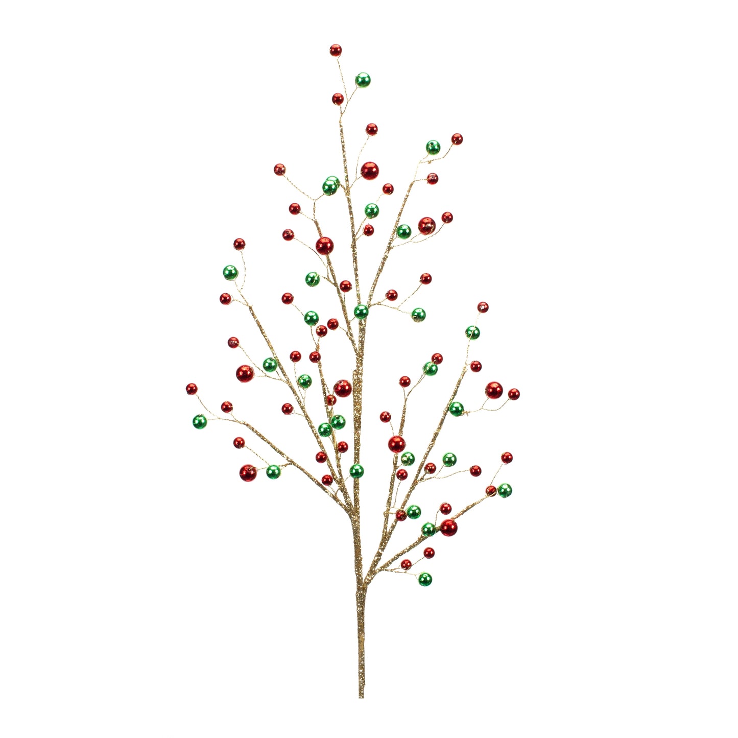 Mini Sleigh Bell Spray (Set Of 6) 28"H Plastic/Metal