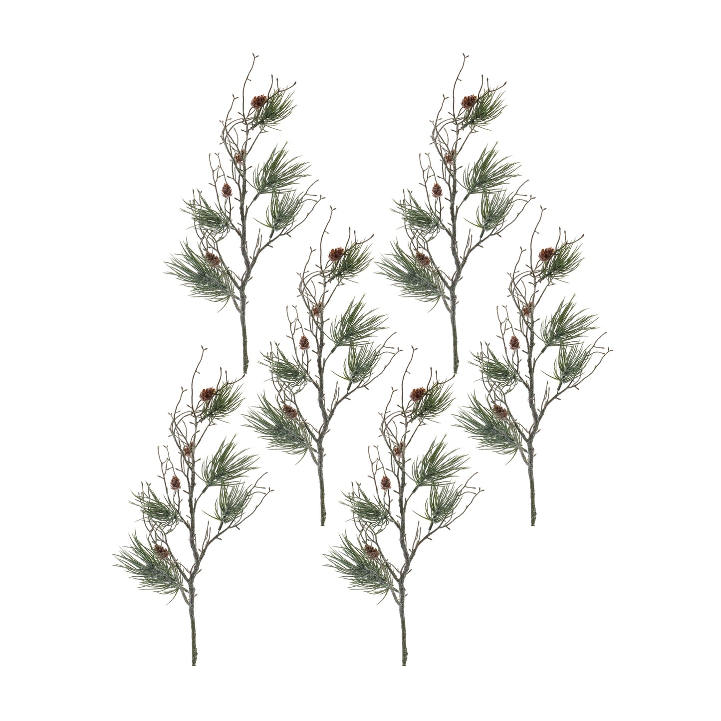 Pine Branch (Set Of 6) 29.25"H Plastic
