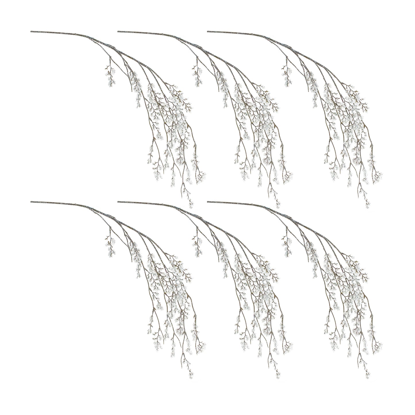 Ice Branch (Set Of 6) 32.5"H Plastic
