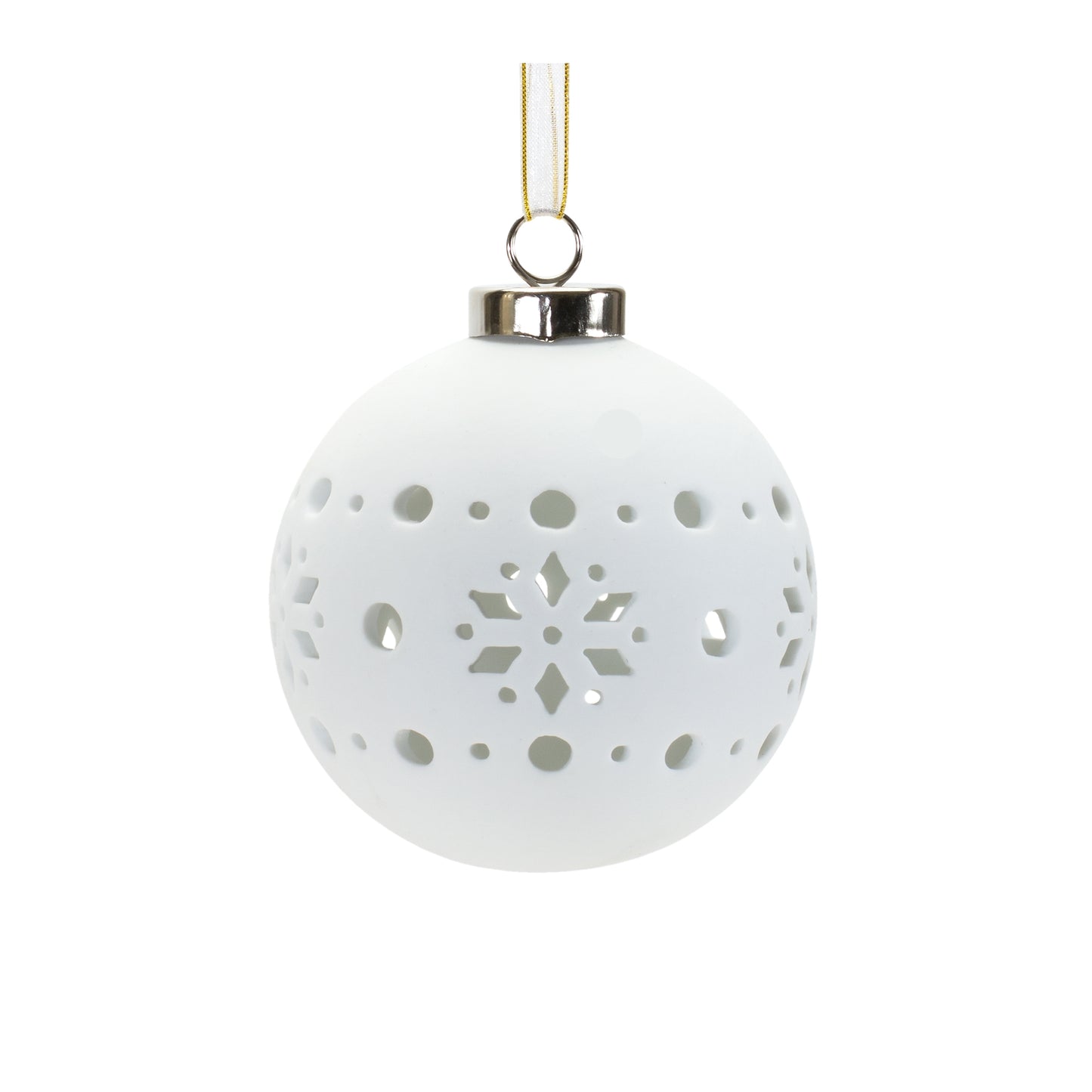 Ornament (Set Of 6) 4"H, 5.5"H Porcelain
