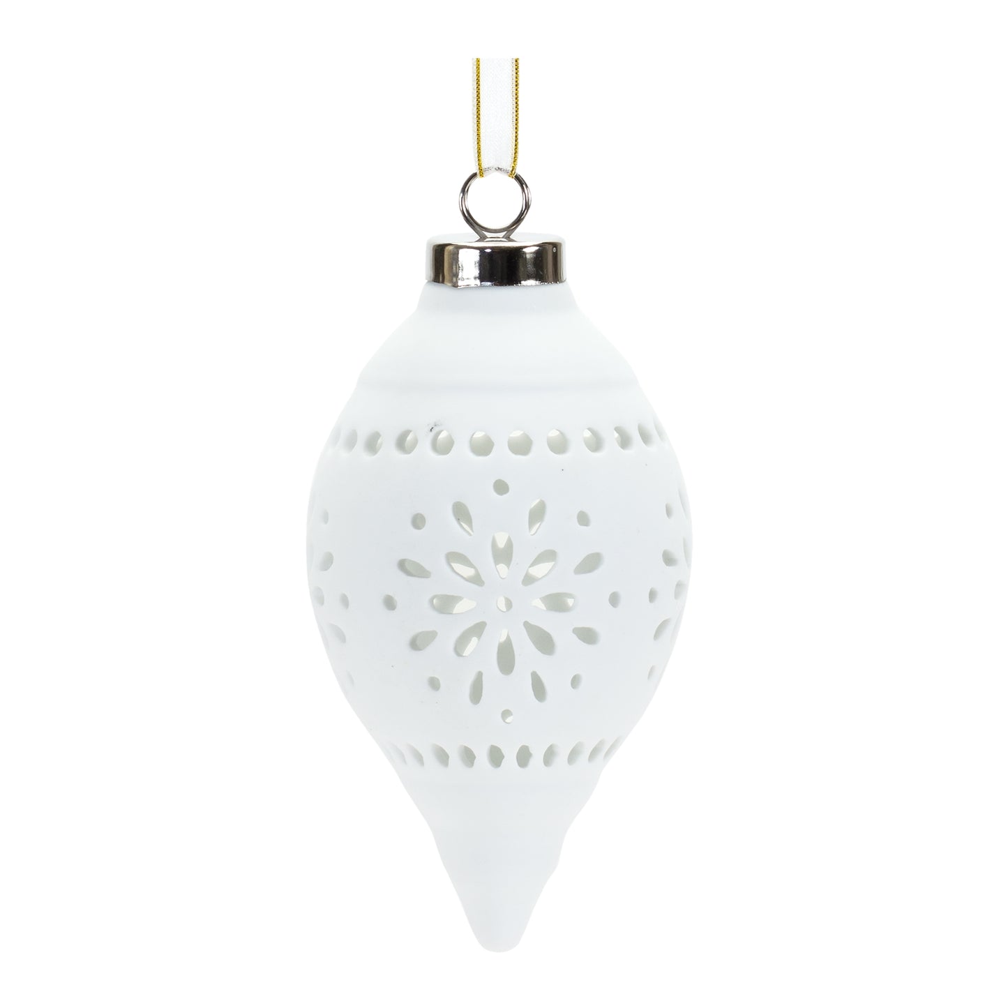 Ornament (Set Of 6) 4"H, 5.5"H Porcelain