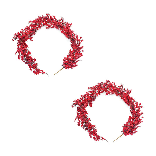 Mixed Berry Garland (Set Of 2) 5.5'L Foam
