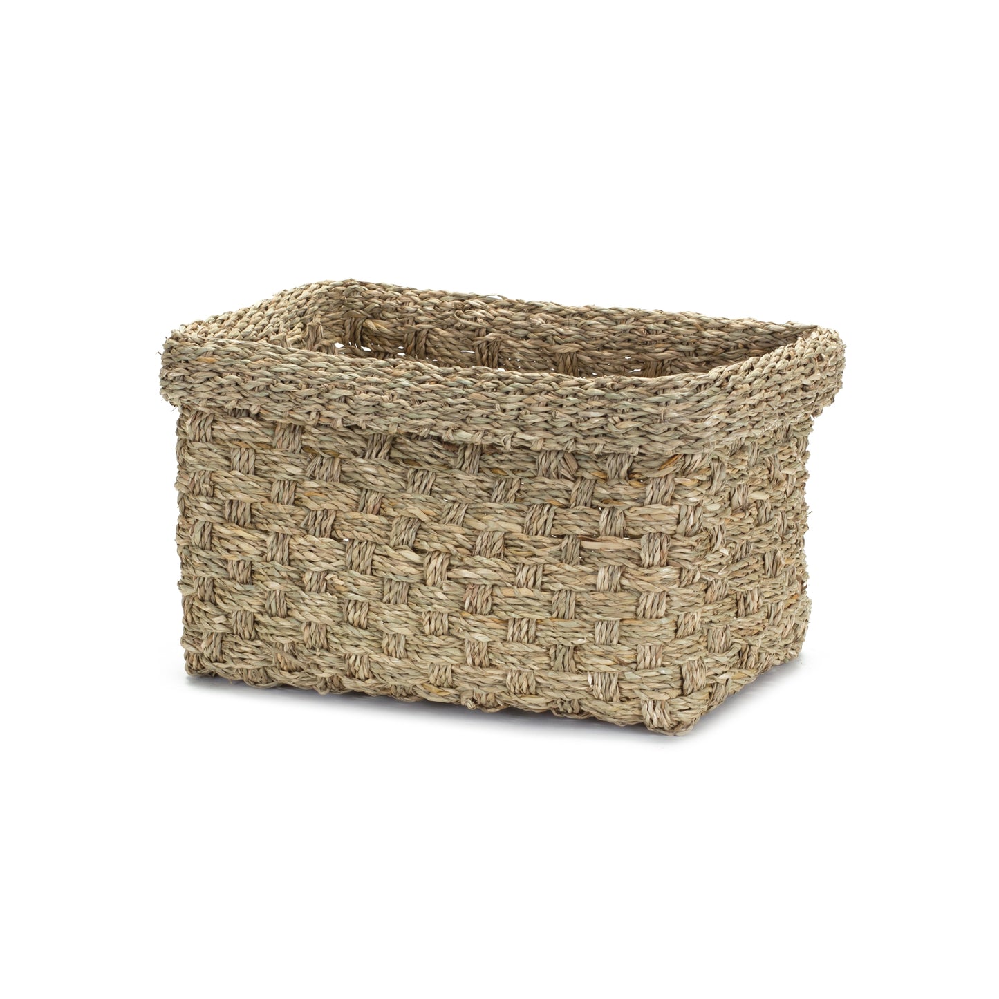 Basket (Set Of 3) 14.25"L x 8"H, 16.5"L x 8"H, 17.75"L x 8"H Seagrass