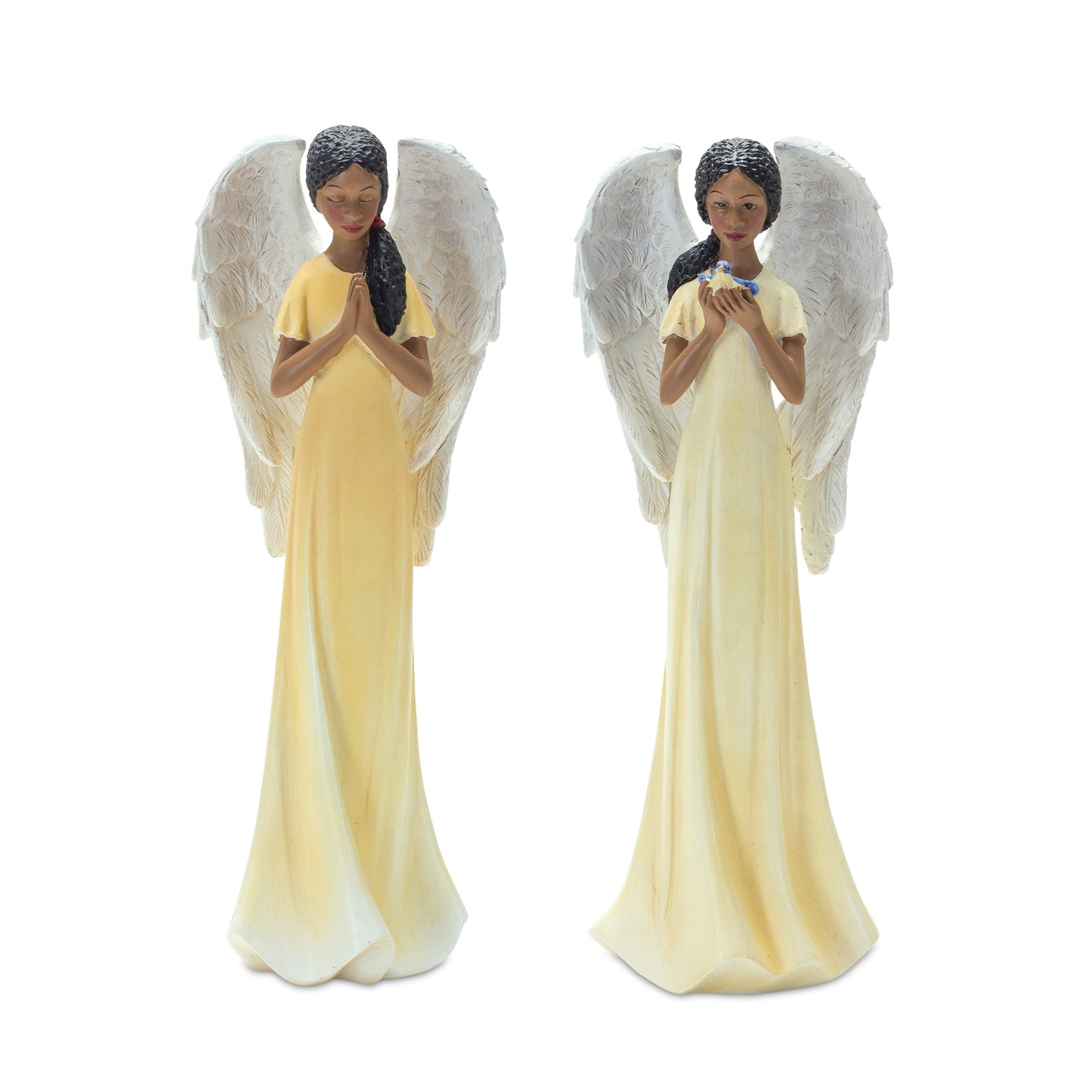 Angel (Set Of 2) 10"H Resin