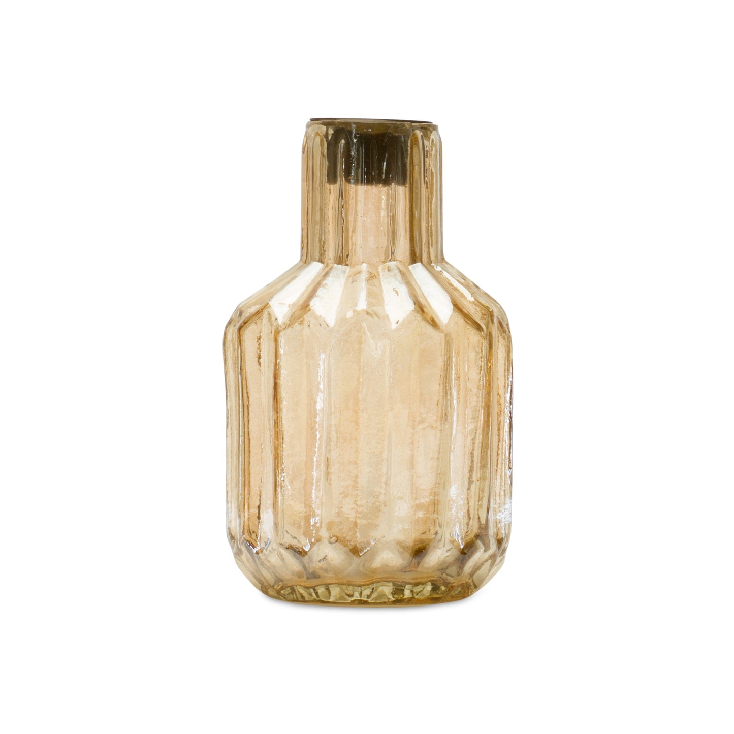 Candle Holder (Set Of 3) 5"H, 5"H, 5.25"H Glass