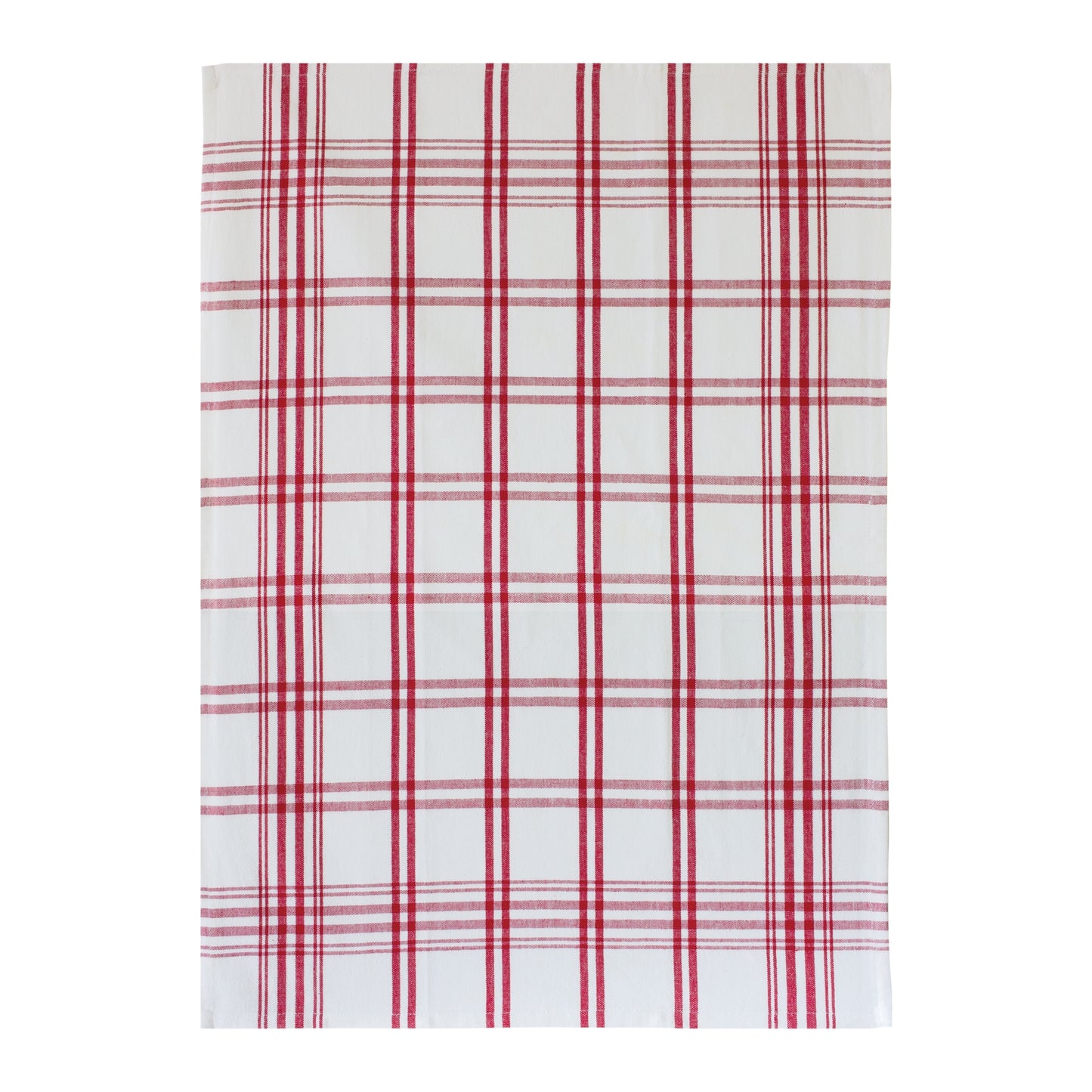 Tea Towel (Set Of 3) 20" x 28" Cotton, Red, White