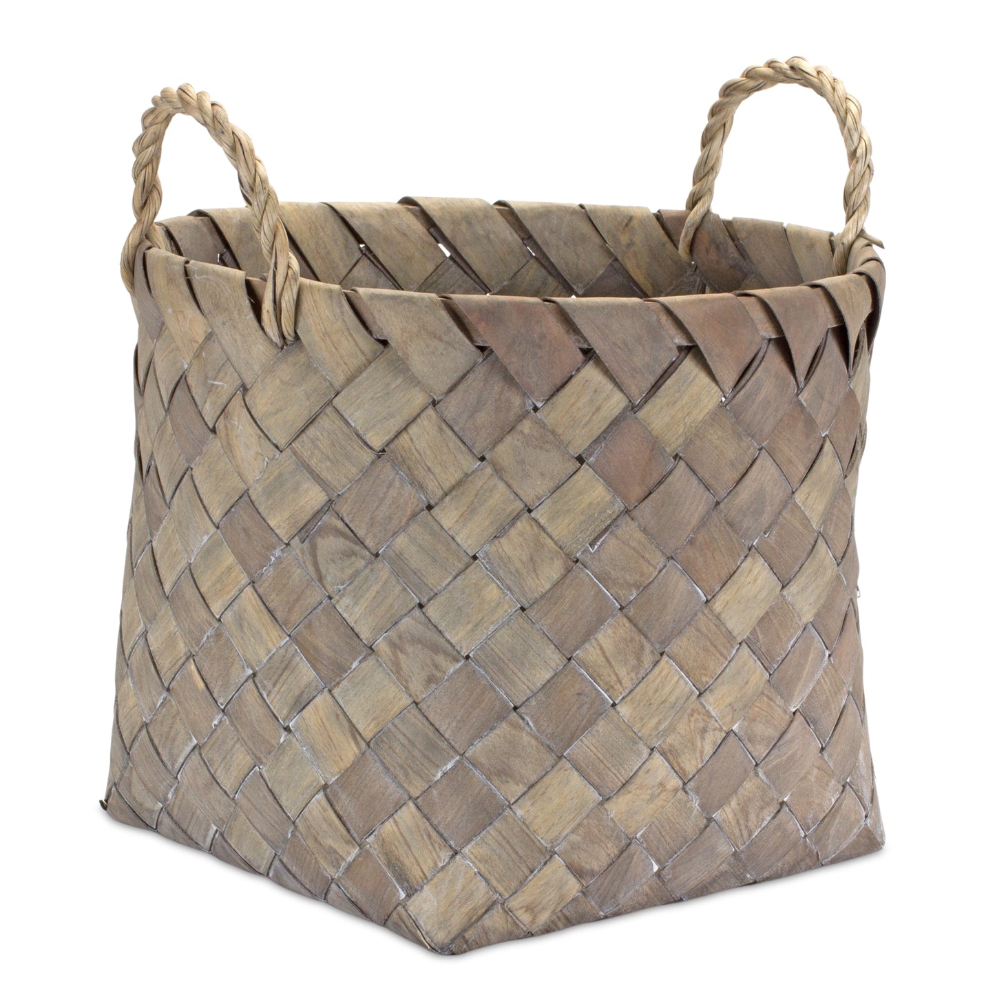 Basket (Set Of 3) 9.5"D x 8.5"H, 12"D x 10.75"H, 13.5"D x 11.5"H Wicker