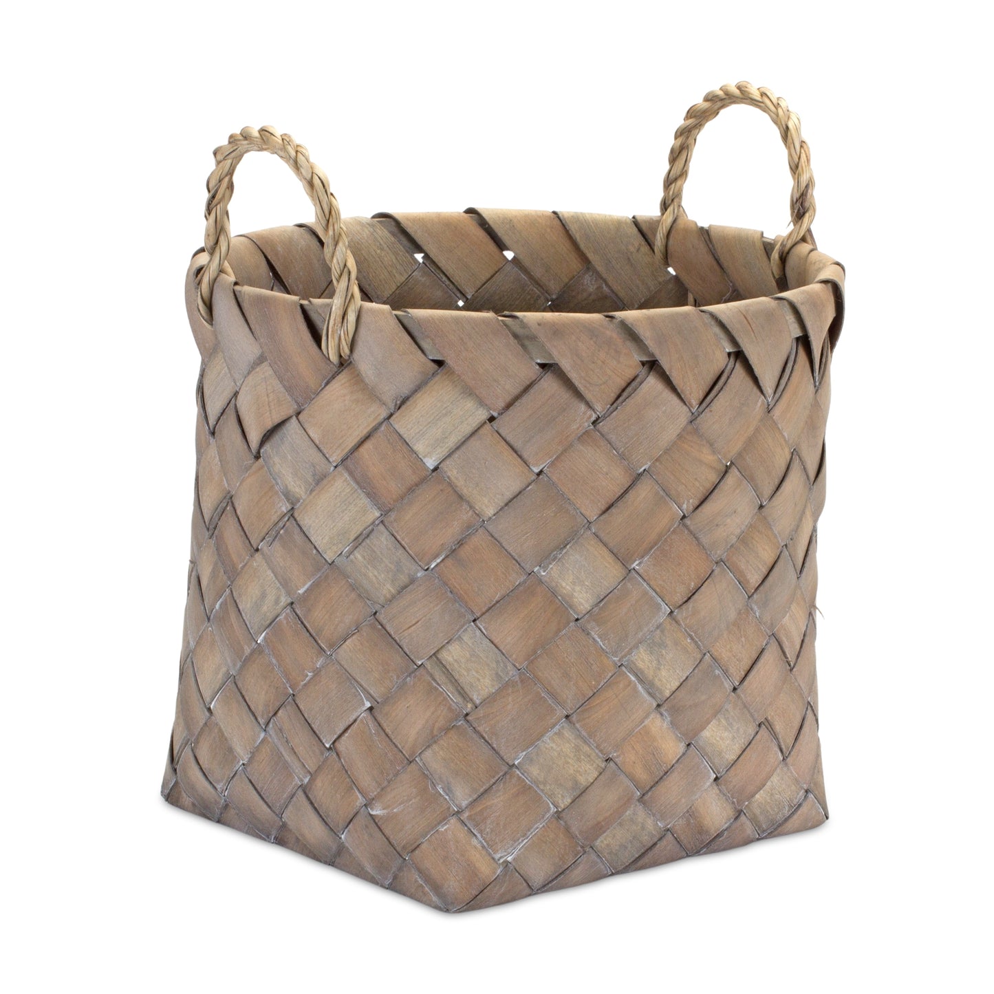 Basket (Set Of 3) 9.5"D x 8.5"H, 12"D x 10.75"H, 13.5"D x 11.5"H Wicker