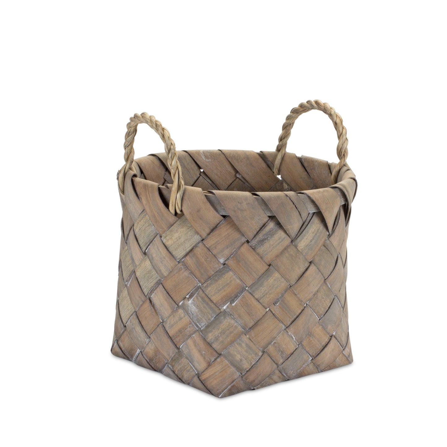 Basket (Set Of 3) 9.5"D x 8.5"H, 12"D x 10.75"H, 13.5"D x 11.5"H Wicker