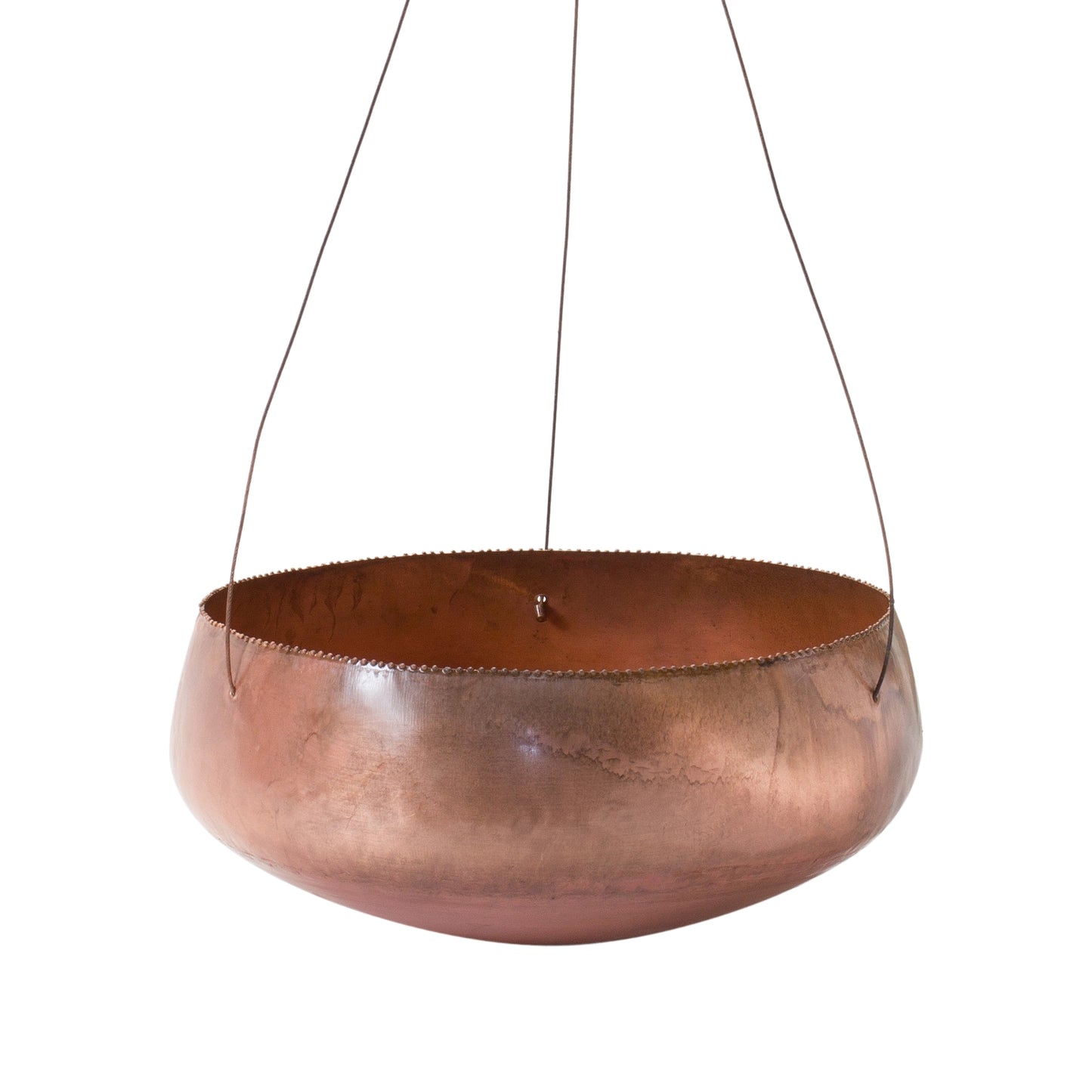 Hanging Planter 12.25"D x 5.5"H Metal (22" Hanger)