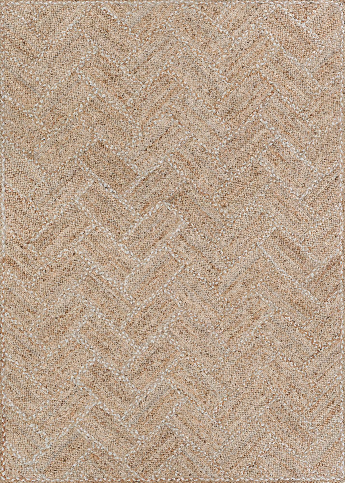 Couristan Nature's Elements Garden Path Natural-Ivory Rug 6' x 9'