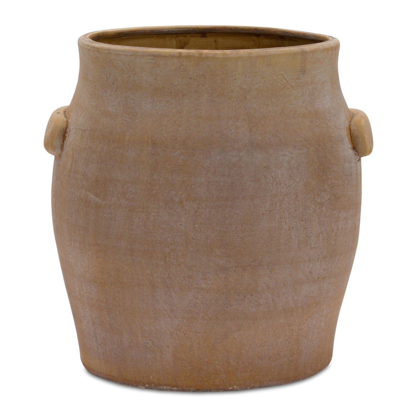 Vase 9"H Terra Cotta, Brown, Tan