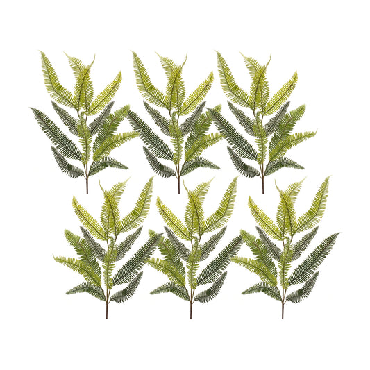 Fern Spray (Set Of 6) 39"H Plastic