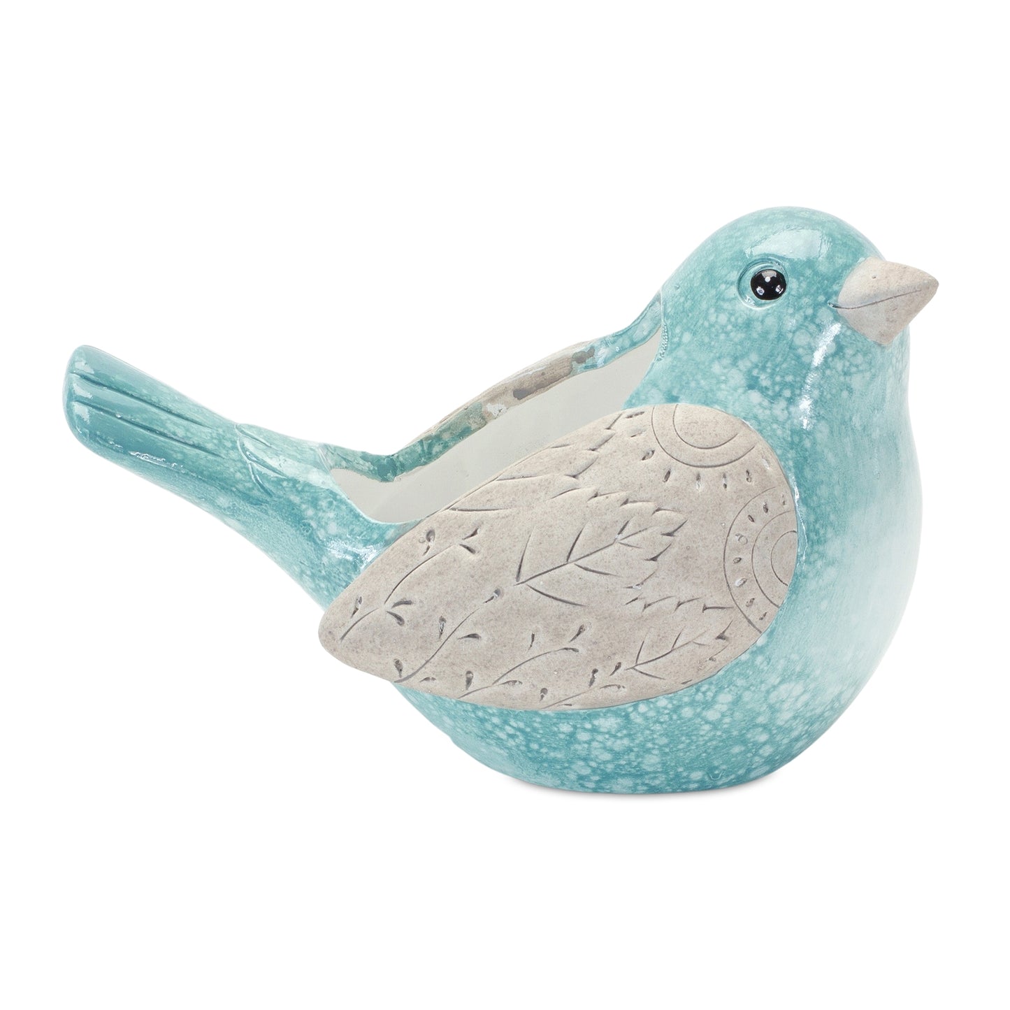 Bird Planter (Set Of 2) 7.75"L x 5"H Terra Cotta