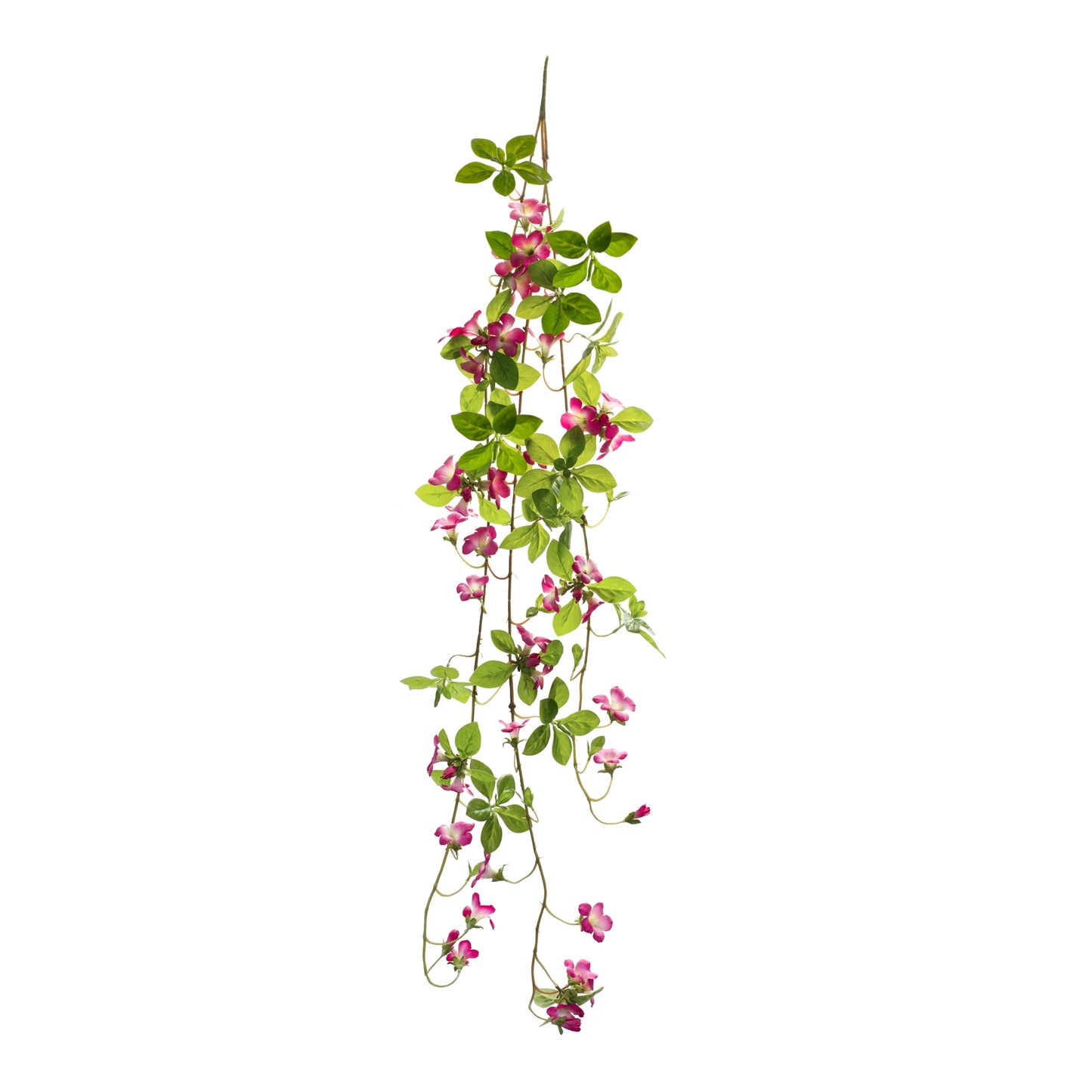 Floral Vine (Set Of 6) 47"L Polyester, Green, Pink