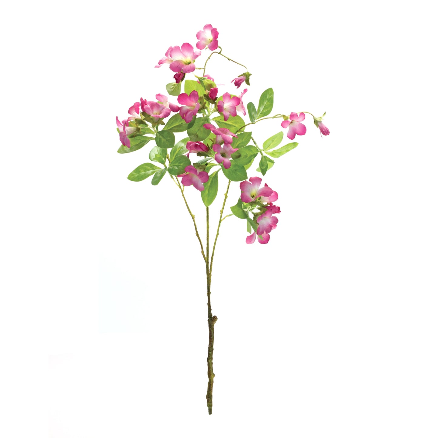 Floral Spray (Set Of 6) 24.5"H Polyester, Pink, Green