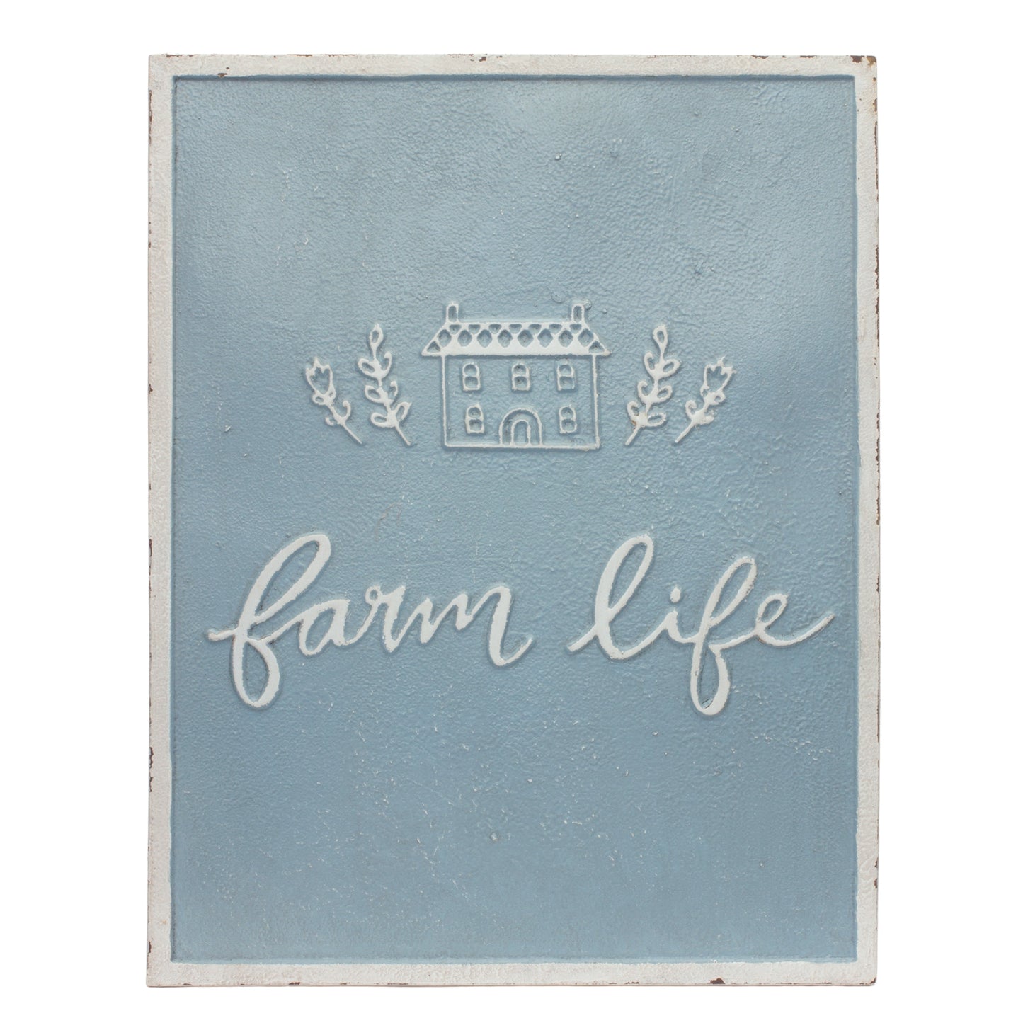 Farm Sign (Set Of 2) 14"L x 18"H Metal