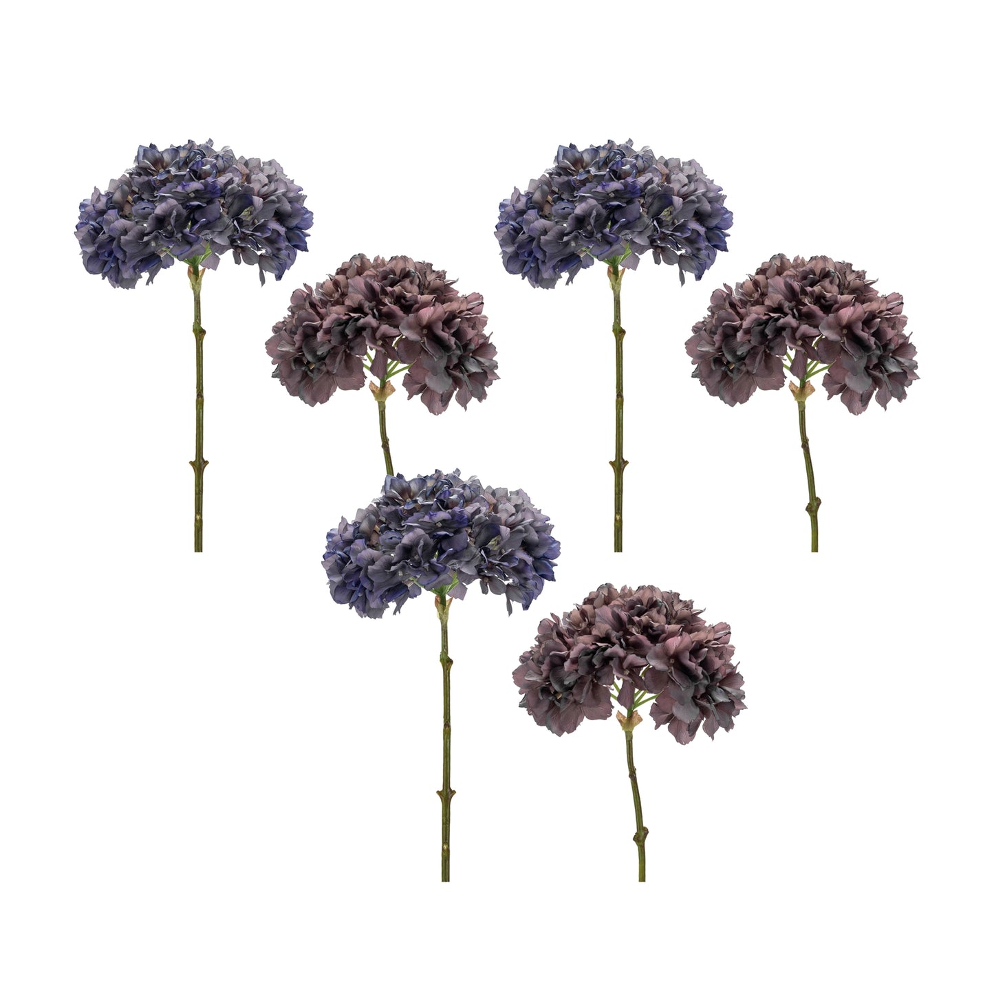 Hydrangea (Set Of 6) 19"H Polyester