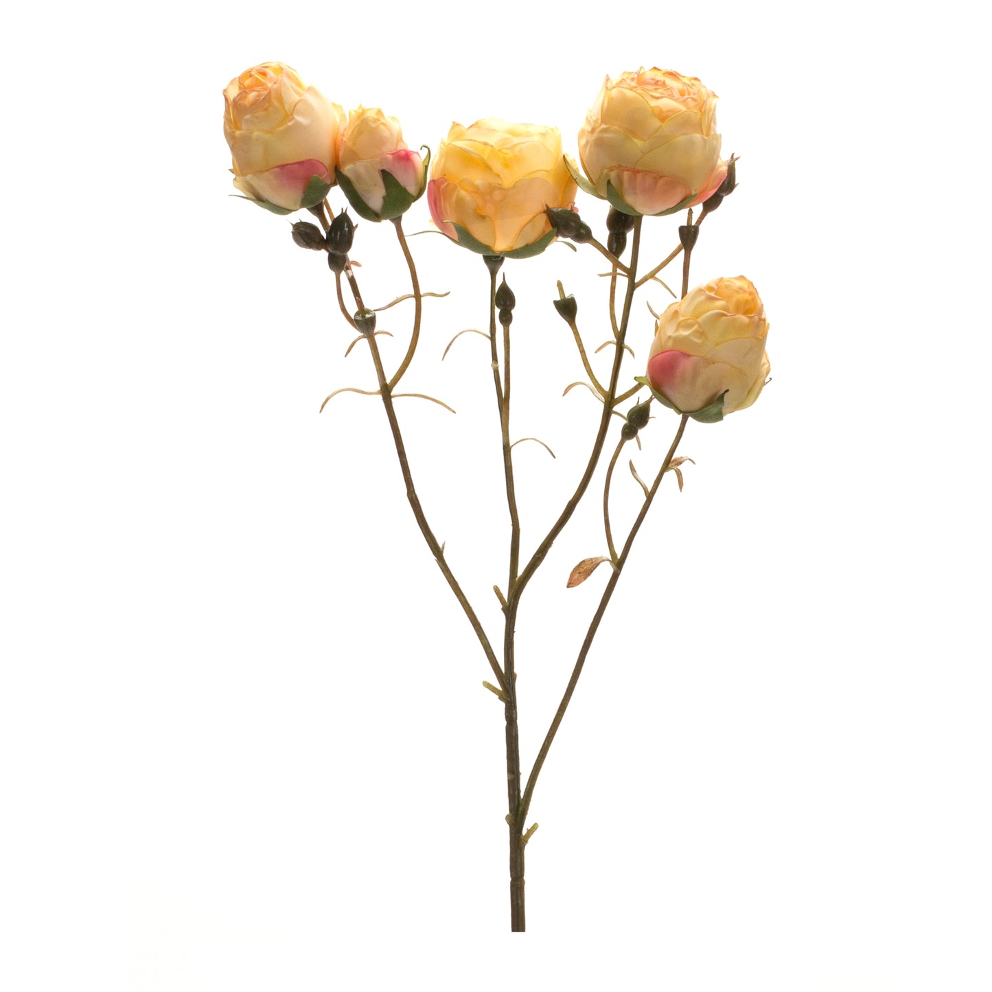 Rose Spray (Set Of 6) 22"H Polyester