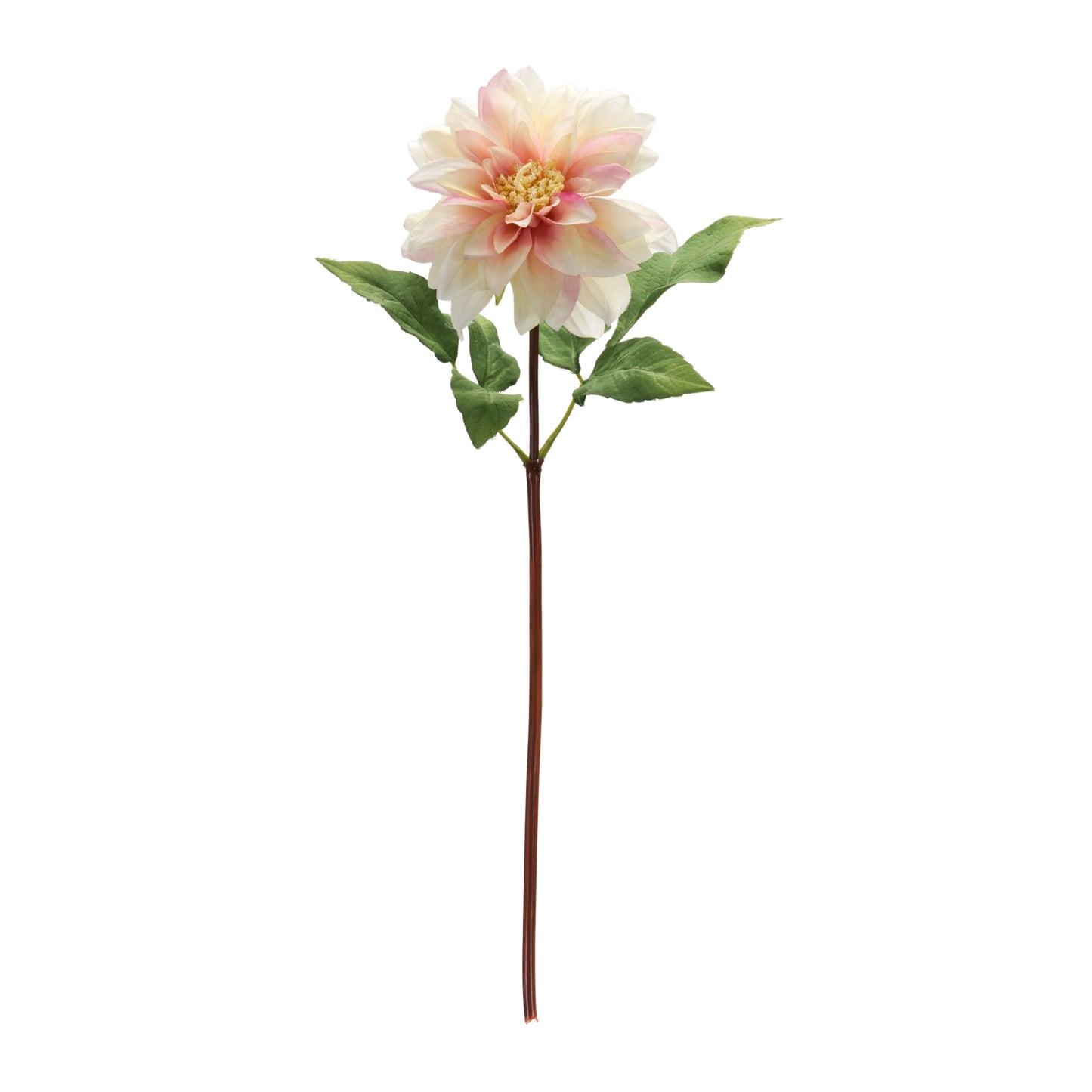 Dahlia Stem (Set Of 6) 16"H Polyester, Green, Pink, Beige