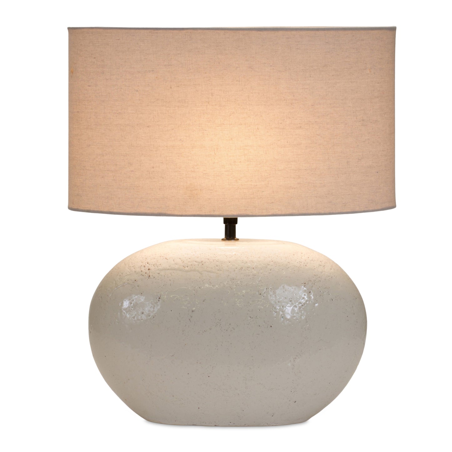 Table Lamp 20.5"H Terra Cotta/Linen