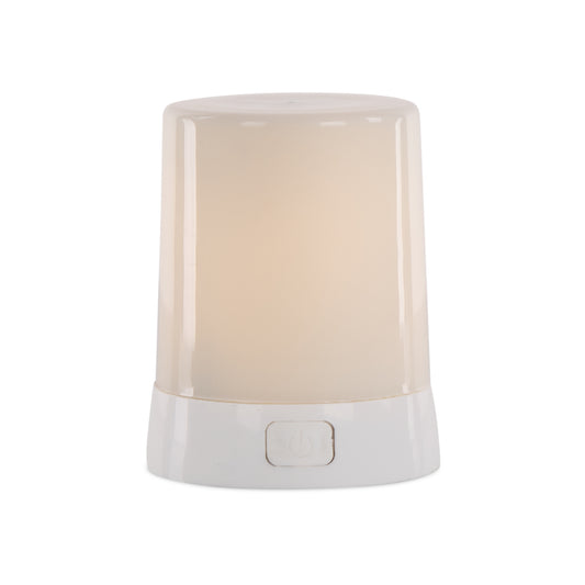 Fia Flame 2.75"D x 3"H Plastic White 6 Hr Timer