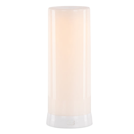 Fia Flame 4"D x 7.5"H Plastic White 6 Hr Timer