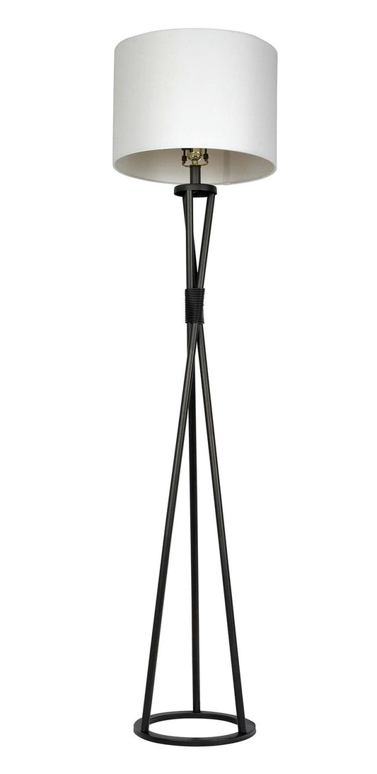 Metal Floor Lamp w/Hard Back Shade