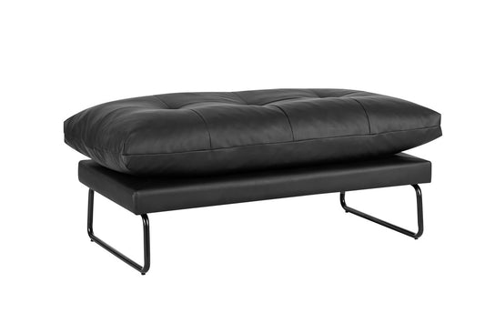 Karla Black PU Leather Contemporary Ottoman