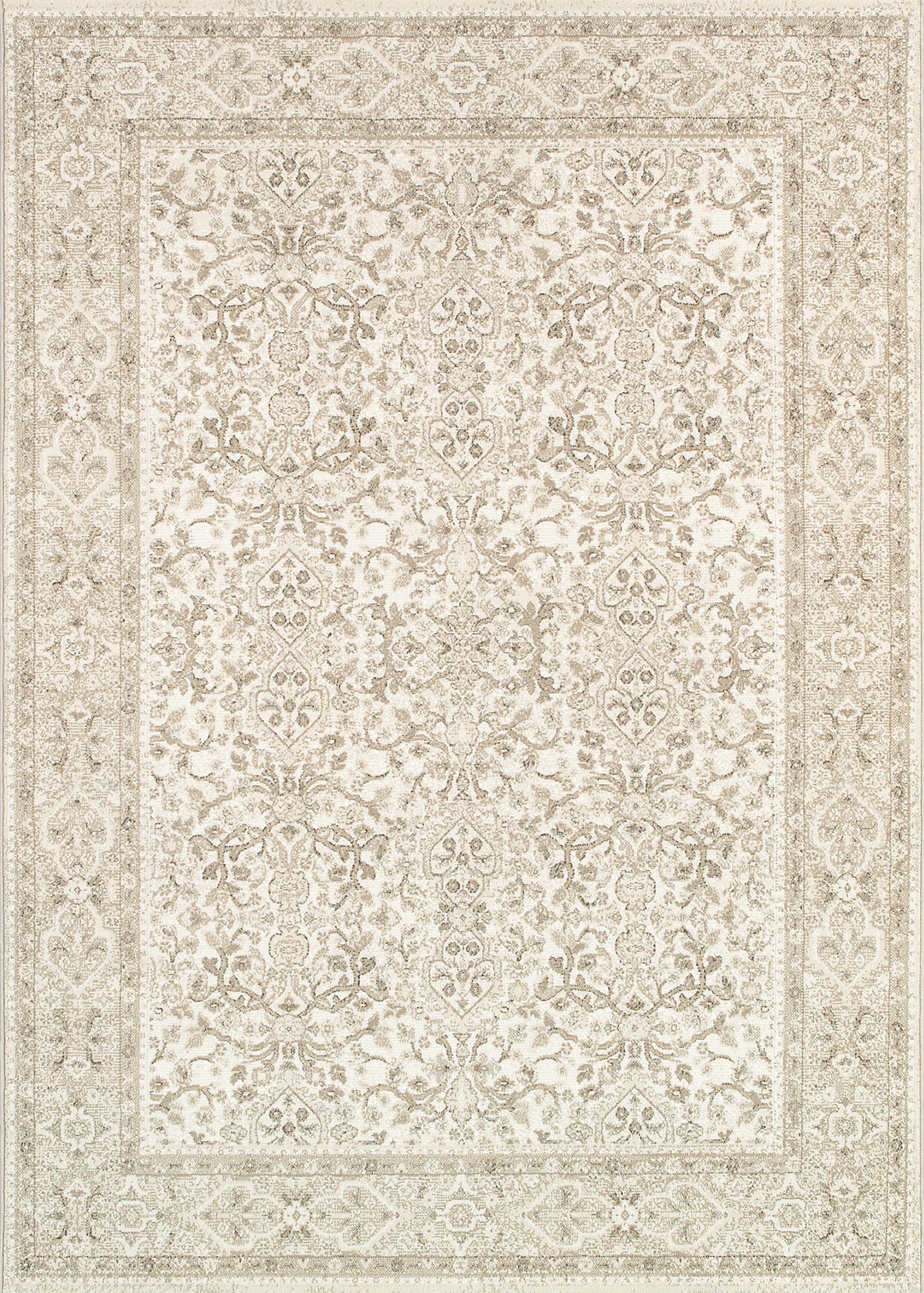 Couristan Marina St. Tropez Champagne-Pearl Rug 3'11" x 5'6"