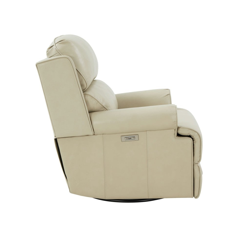 8P-1117 The Club Swivel Glider Recliner, Barone Parchment